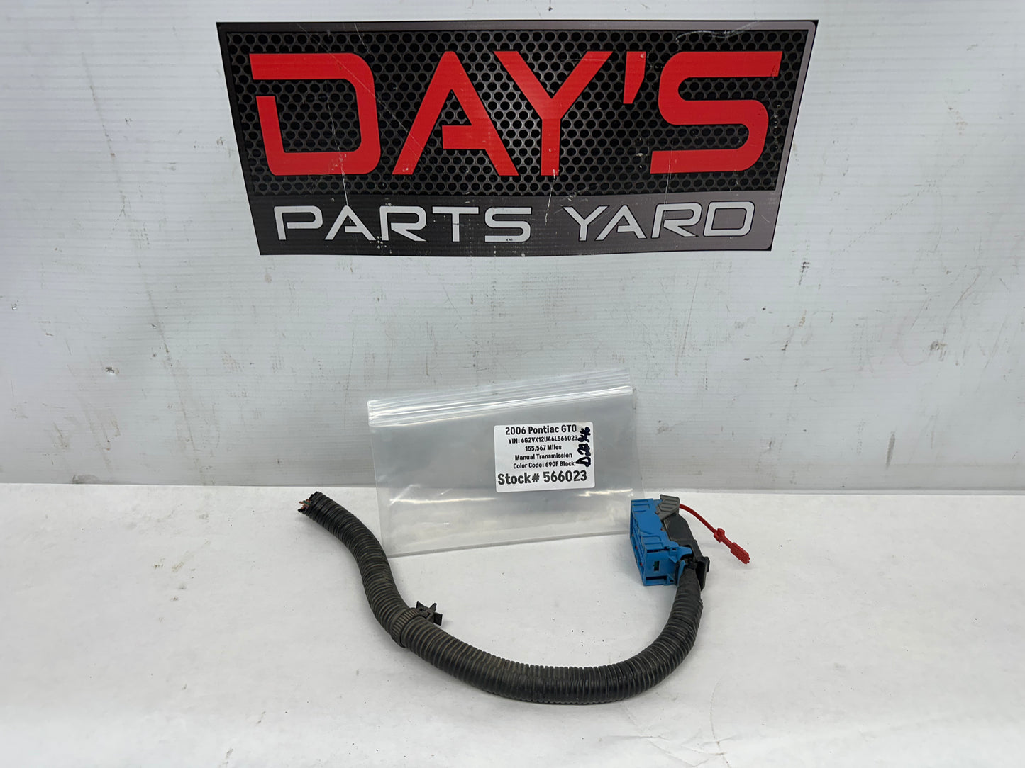 2006 Pontiac GTO ECM Pigtail Pig Tail Fire Wall Wire Wiring Harness OEM - Day's Parts Yard