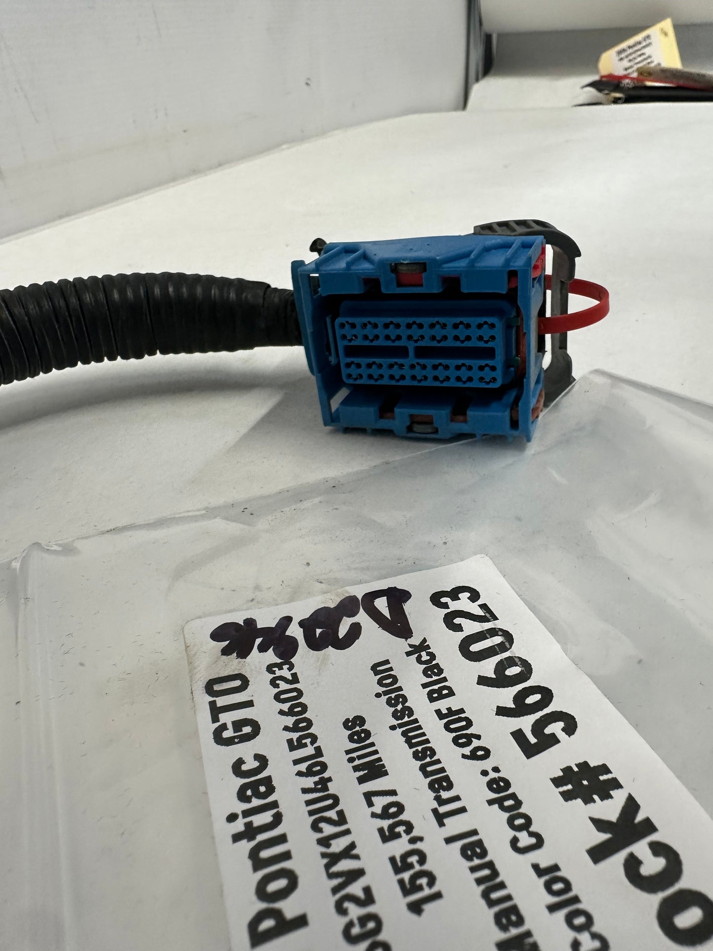 2006 Pontiac GTO ECM Pigtail Pig Tail Fire Wall Wire Wiring Harness OEM - Day's Parts Yard