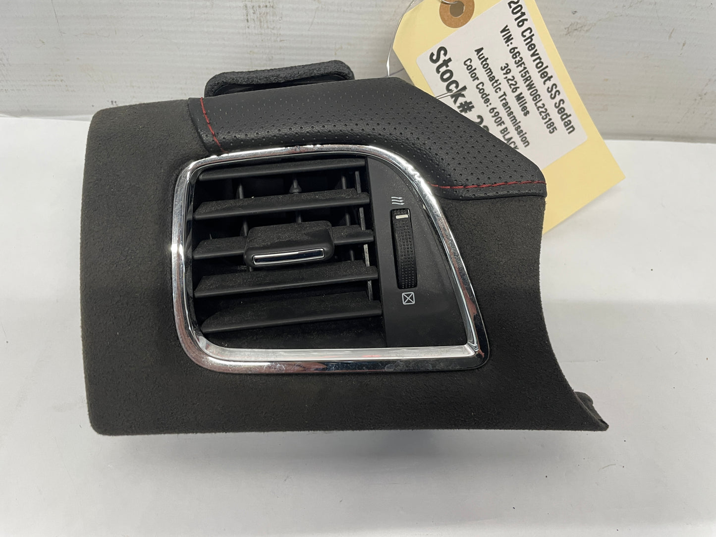 2016 Chevy SS Sedan LH Driver Suede Dash Vent Trim Panel OEM - Day's Parts Yard