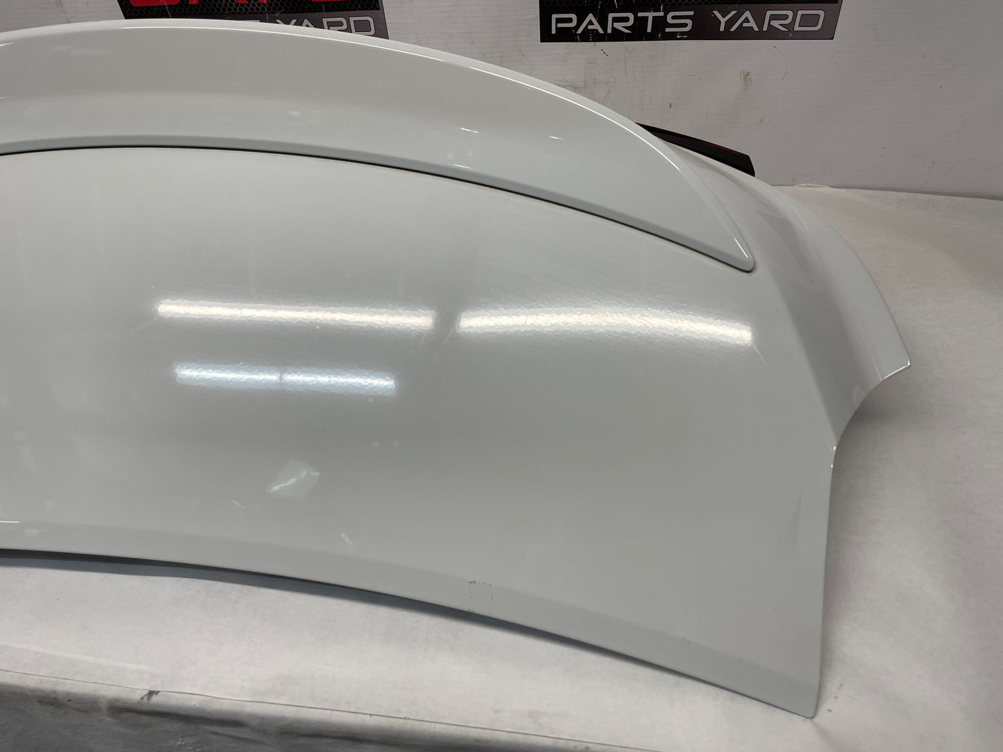 2014 Chevy SS Sedan Trunk Deck Lid w/ Spoiler White OEM - Day's Parts Yard