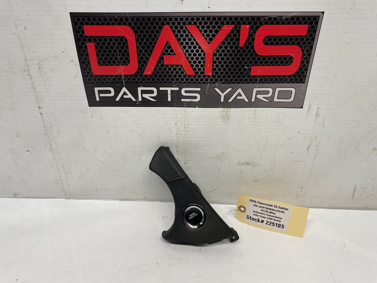 2016 Chevy SS Sedan Instrumental Dash Panel Suede Trim Engine Start Button OEM - Day's Parts Yard