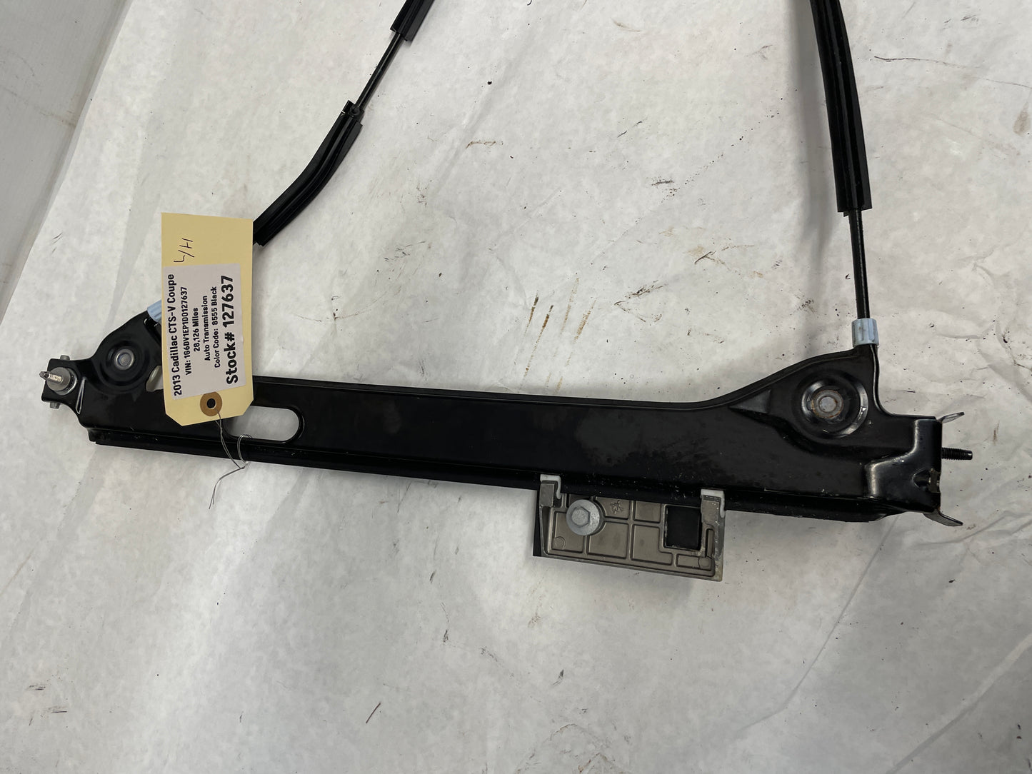 2013 Cadillac CTS-V Coupe Front LH Driver Window Regulator Motor OEM - Day's Parts Yard