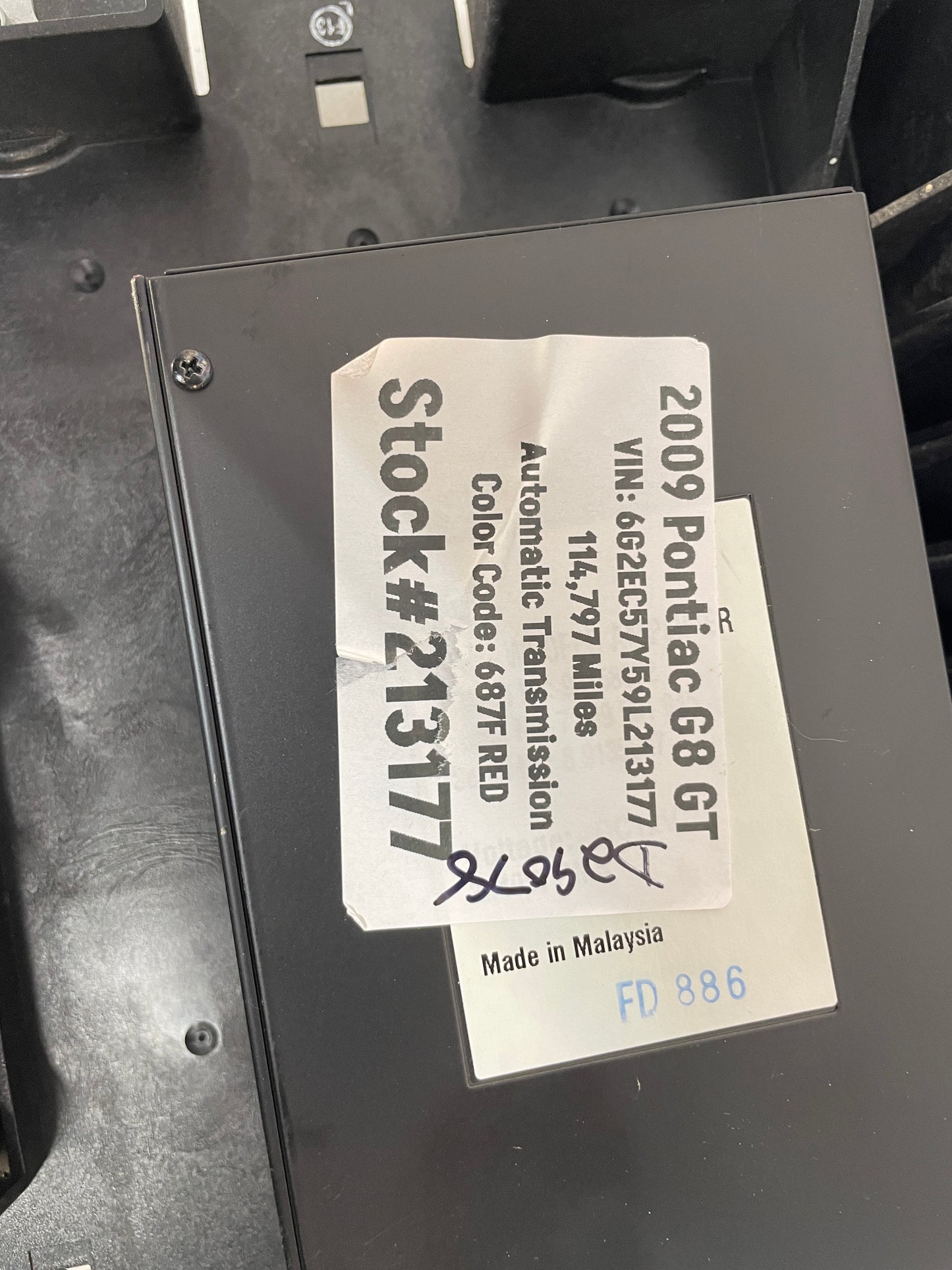 2009 Pontiac G8 GT Radio Stereo Speaker Amplifier OEM