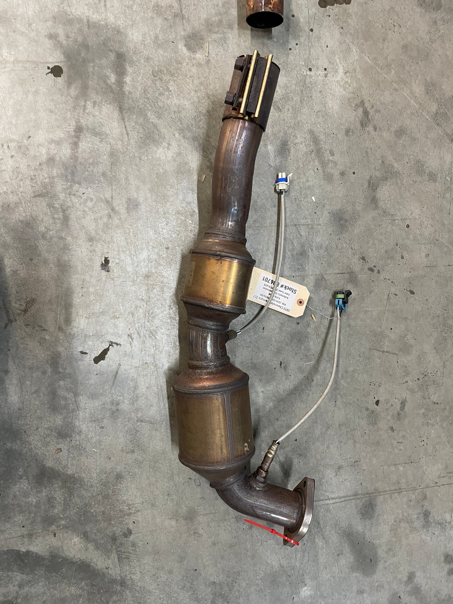 2013 Chevy Camaro ZL1 Factory OEM Cat Back Exhaust NPP Bi Mode Muffler 9k Miles - Day's Parts Yard