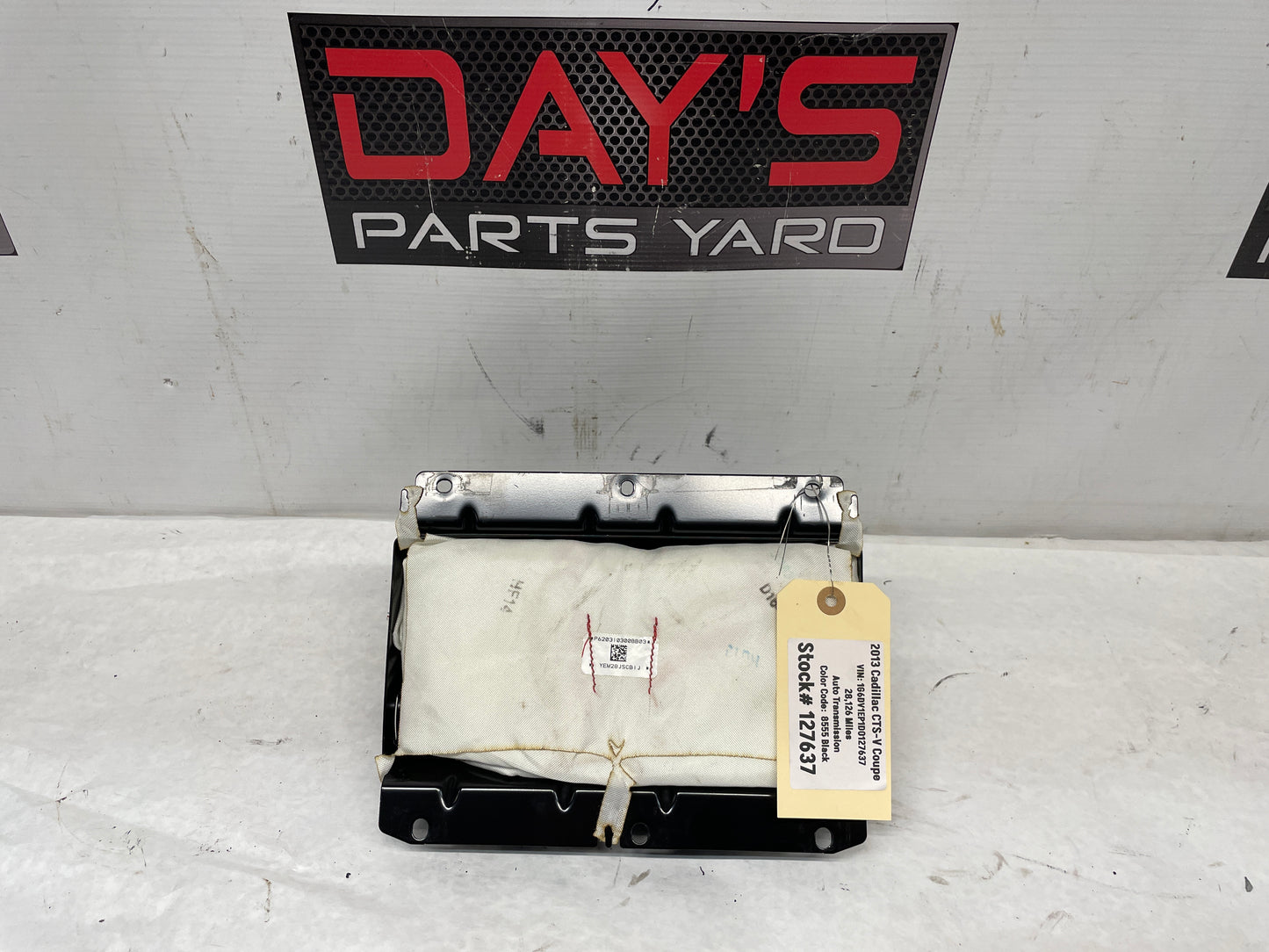 2013 Cadillac CTS-V Coupe RH Passenger Dash Airbag Air Bag OEM - Day's Parts Yard