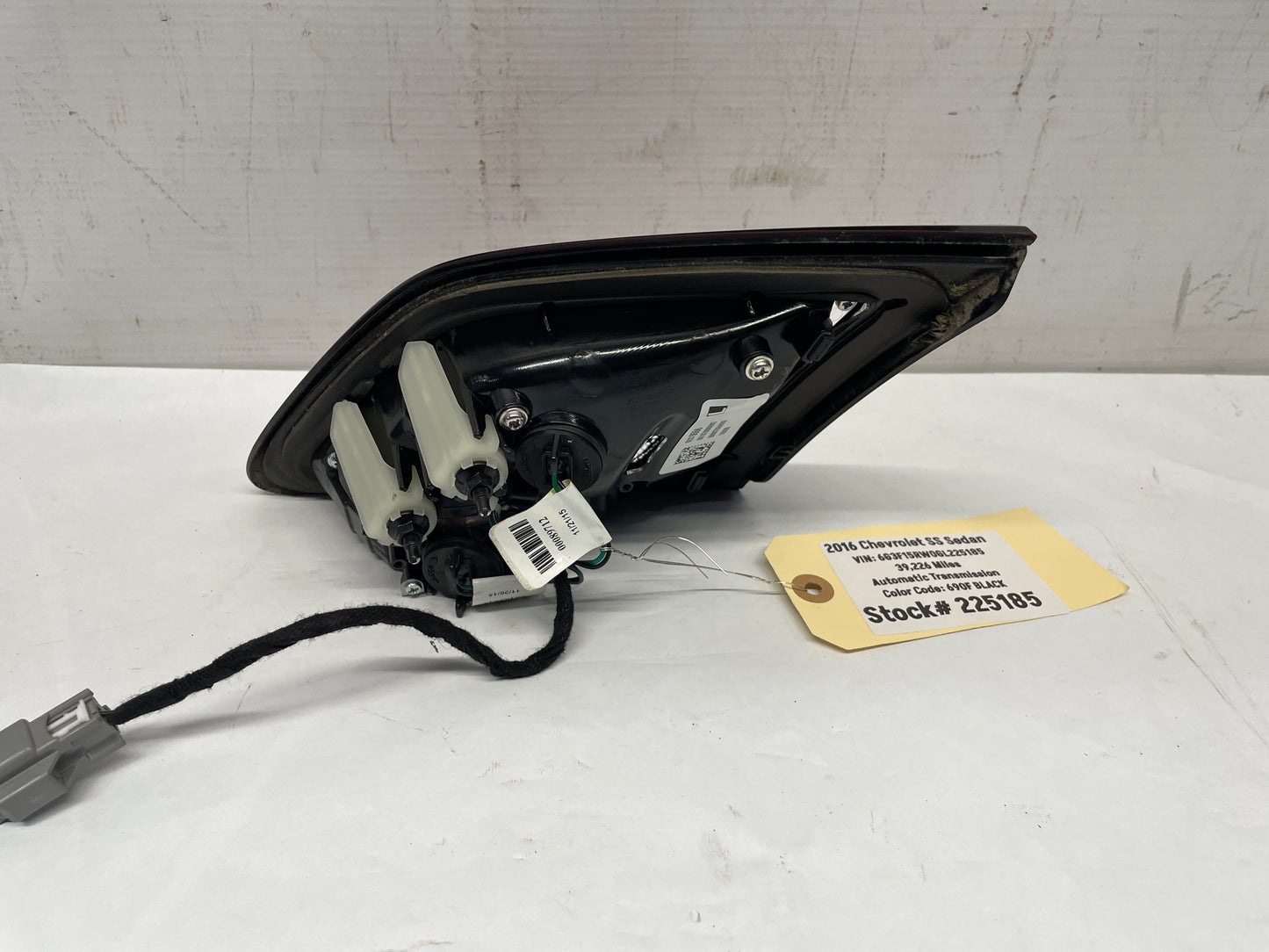 2016 Chevy SS Sedan LH Driver Inner Tail Light Taillight Lamp OEM - Day's Parts Yard