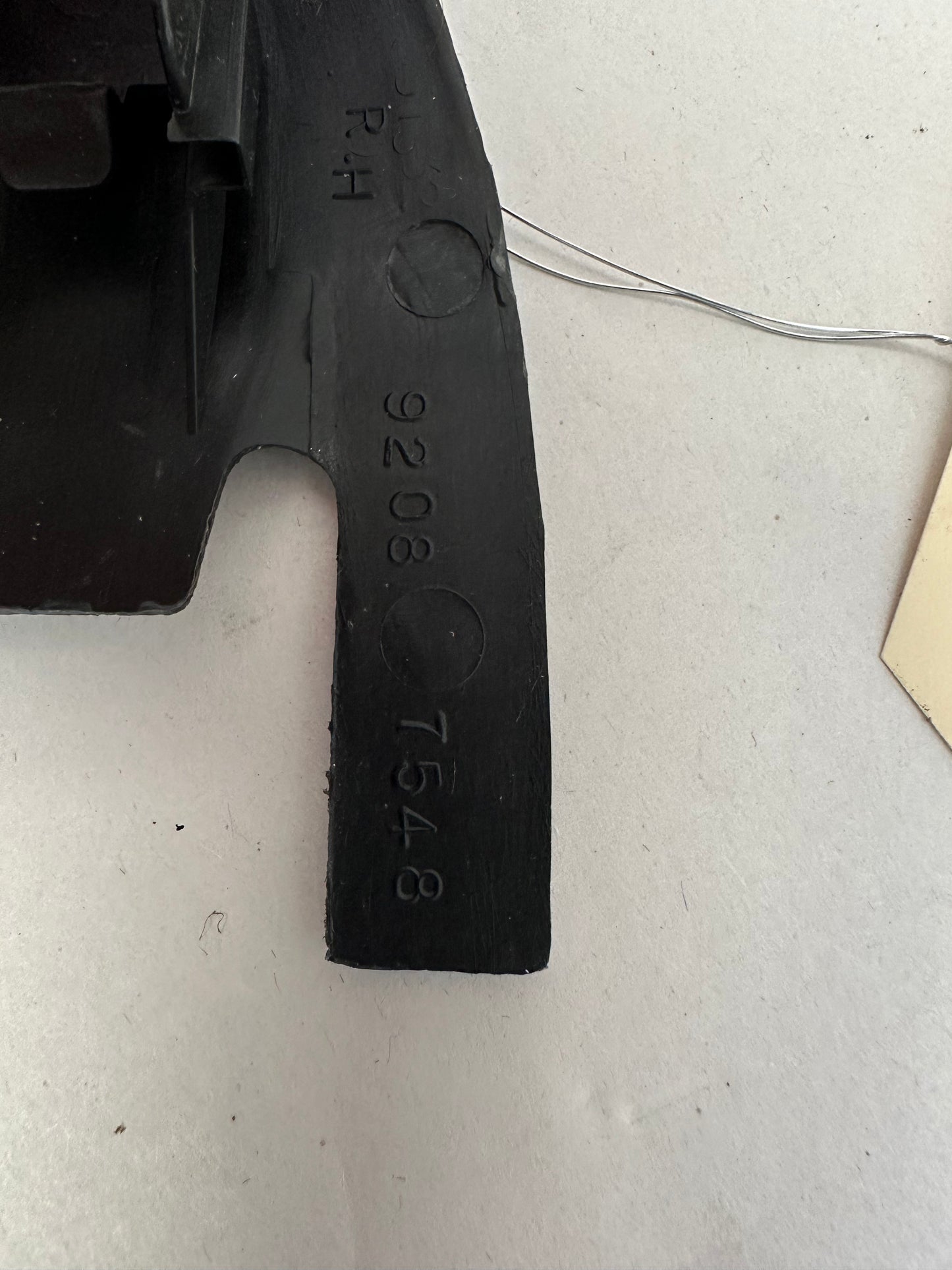 2006 Pontiac GTO RH Passenger Seat Rail Track Bracket Plastic Cover OEM - Day's Parts Yard
