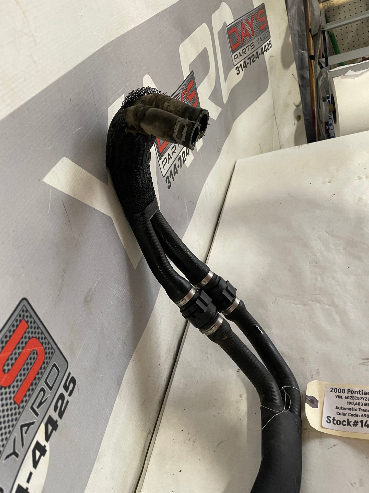 2008 Pontiac G8 GT Heater Core Hose OEM - Day's Parts Yard