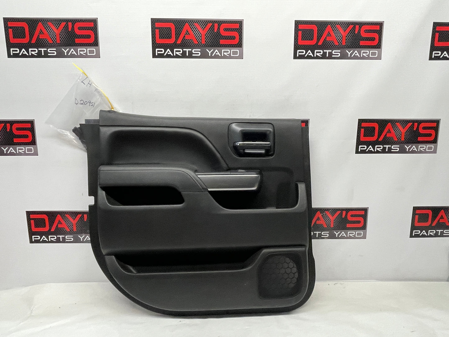 2015 Chevy Silverado K1500 LH Driver Rear Interior Door Panel Trim OEM - Day's Parts Yard