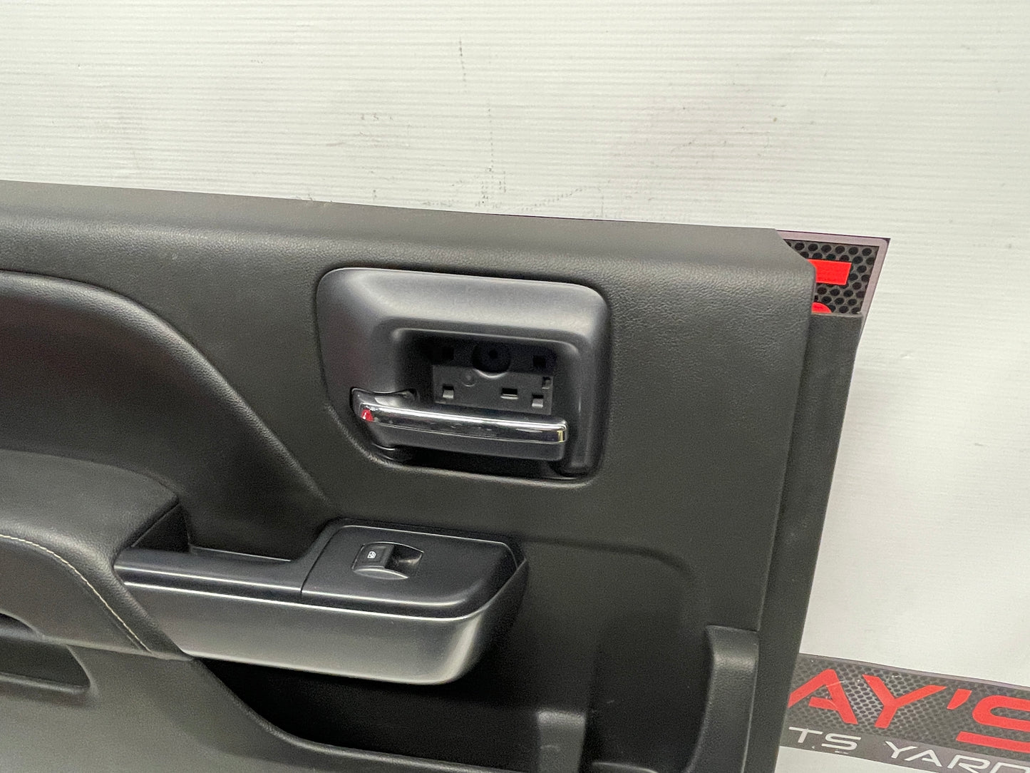 2015 Chevy Silverado K1500 LH Driver Rear Interior Door Panel Trim OEM - Day's Parts Yard