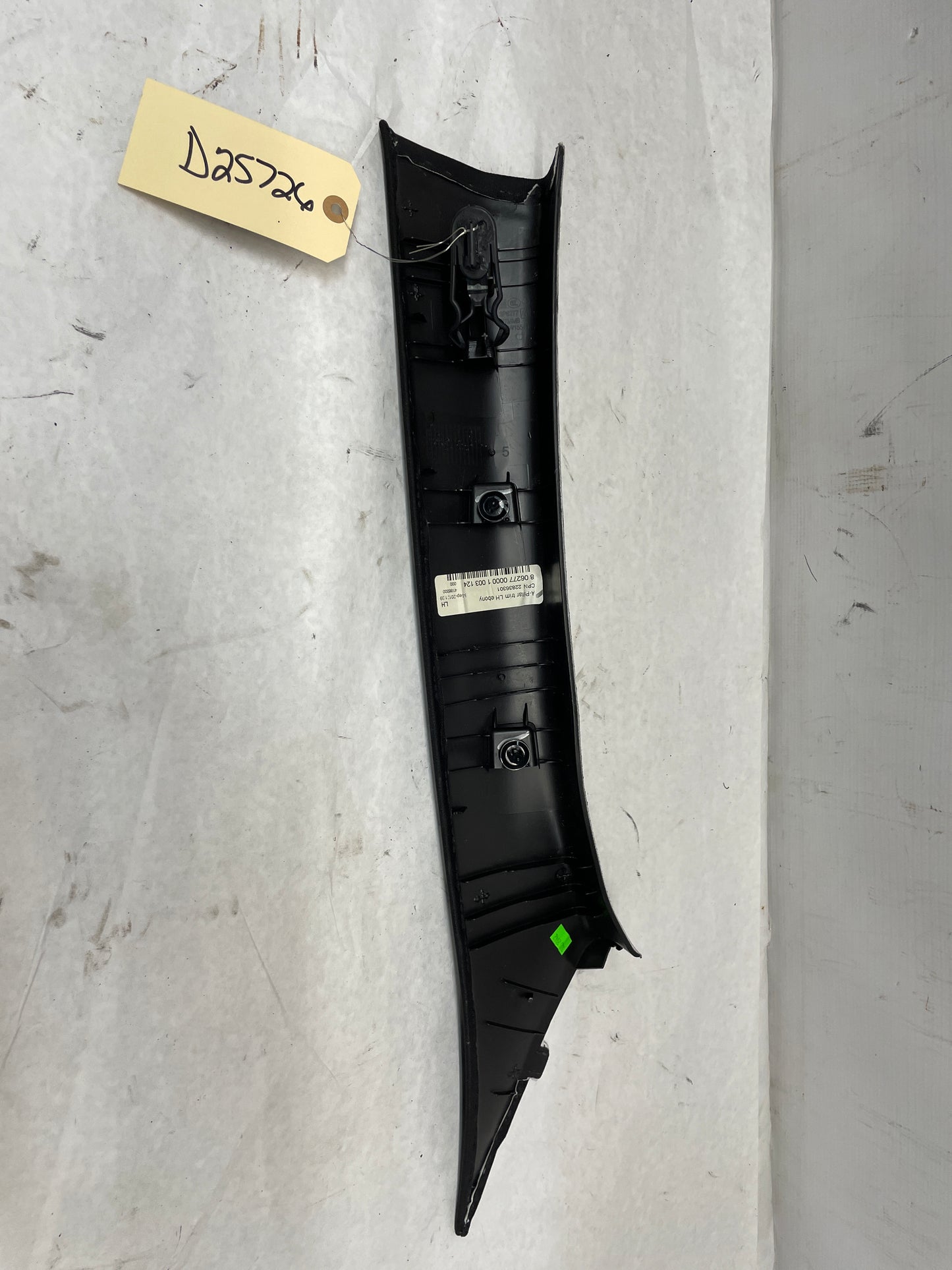 2013 Cadillac CTS-V Coupe LH Driver Windshield A Pillar Interior Trim OEM - Day's Parts Yard