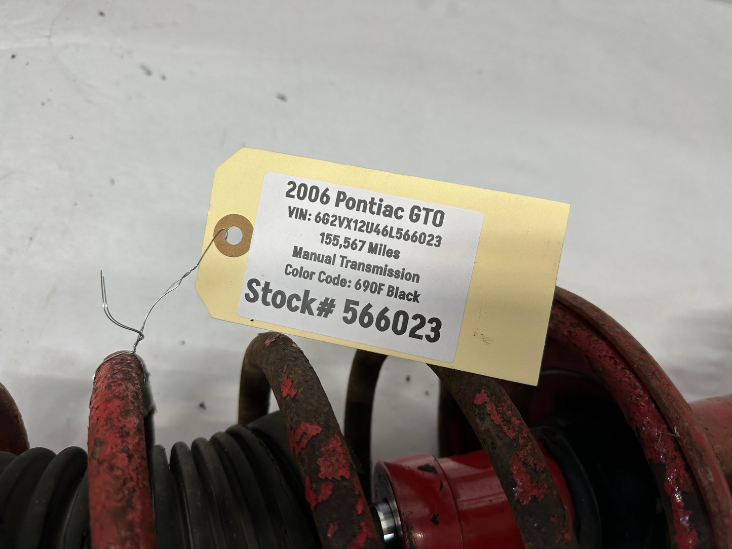 2006 Pontiac GTO Pedders Suspension Front Struts - Day's Parts Yard
