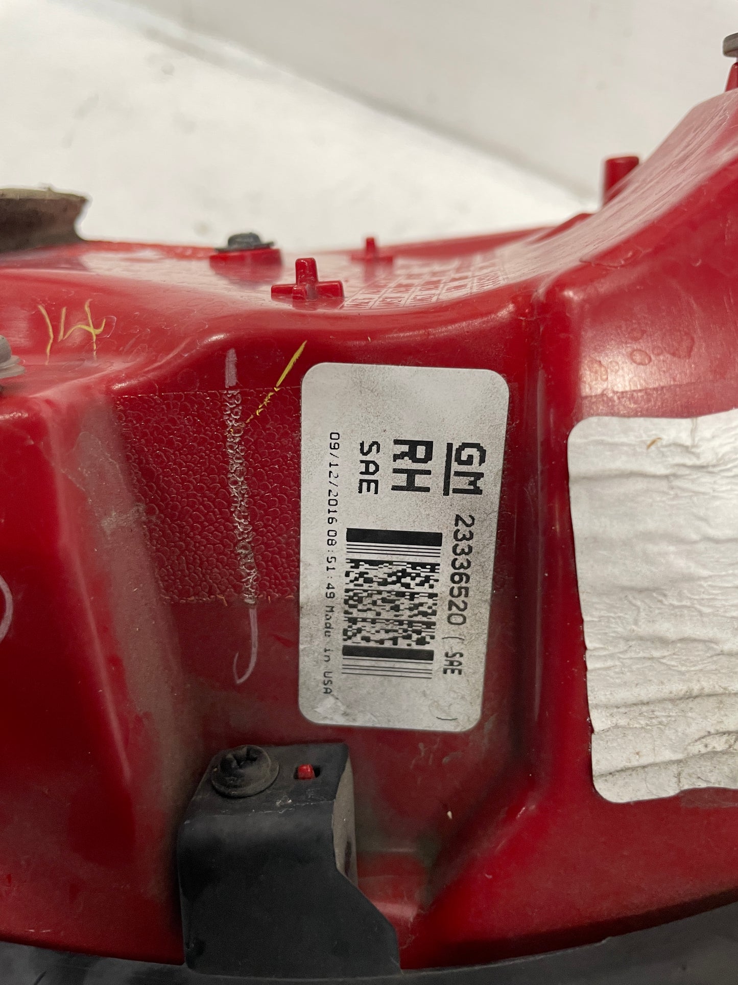 2017 Cadillac CTS-V RH Passenger Tail Light Taillight Stop Lamp OEM - Day's Parts Yard