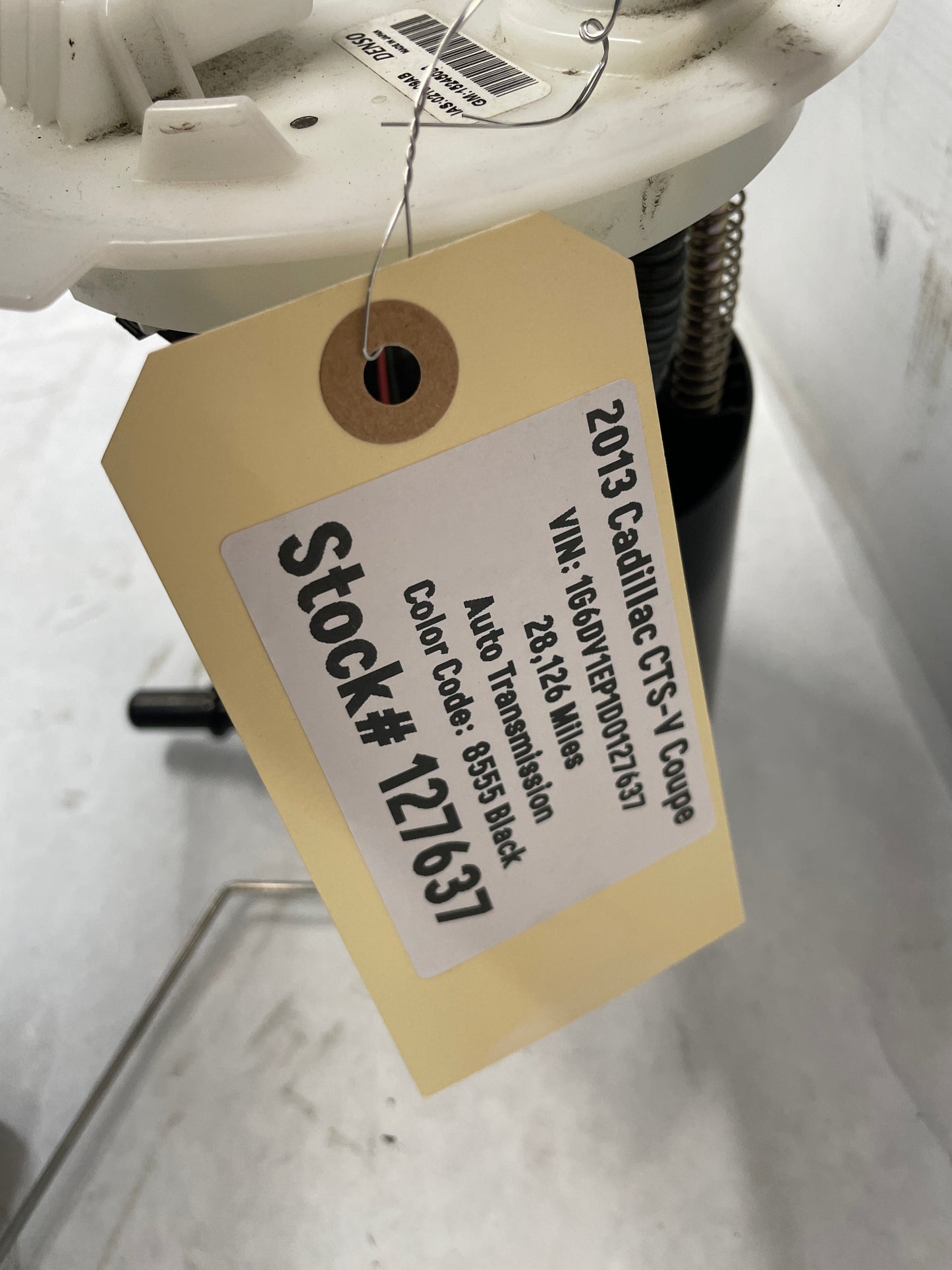 2013 Cadillac CTS-V Coupe Fuel Pump Assembly OEM - Day's Parts Yard