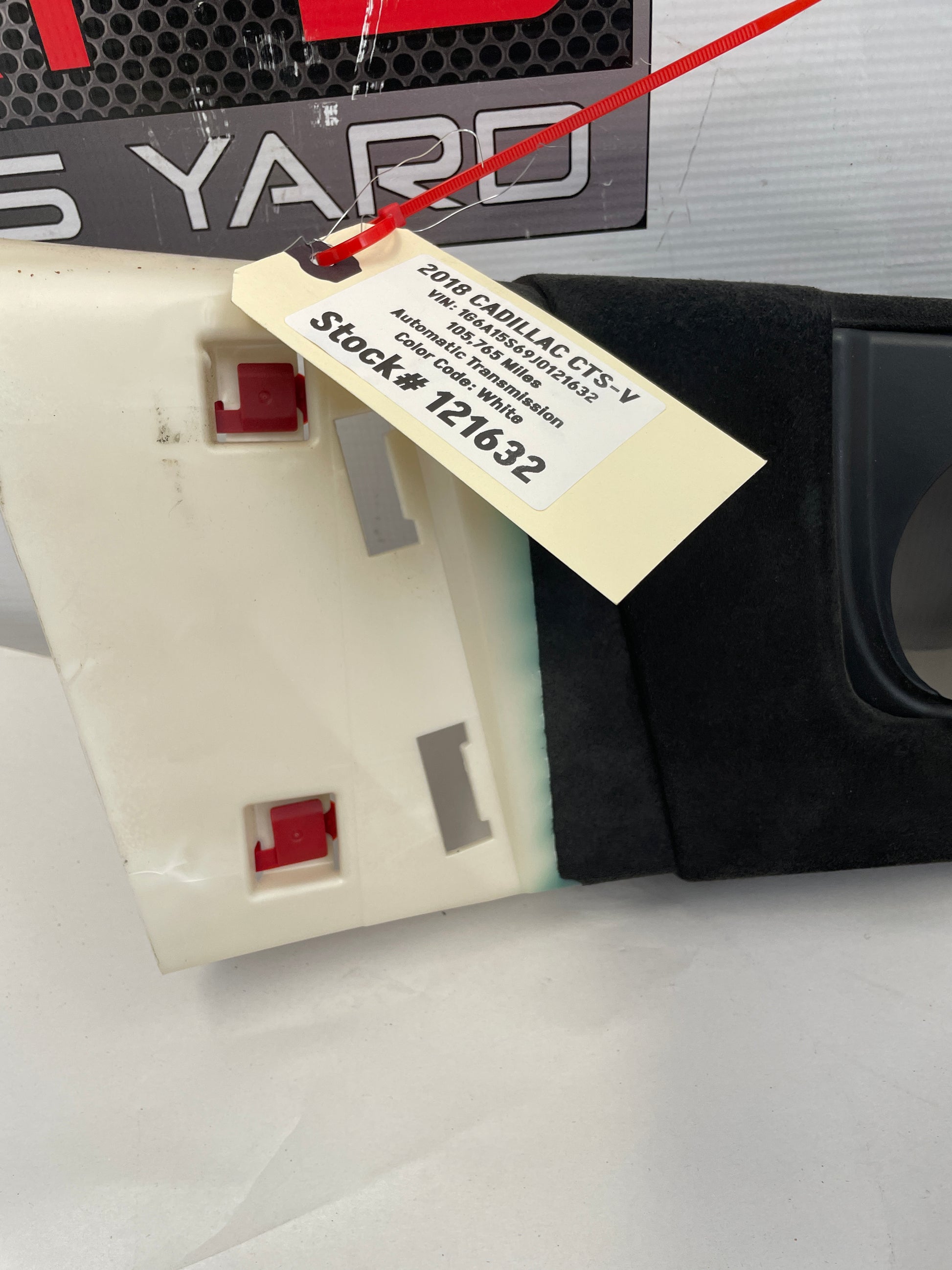 2018 Cadillac CTS-V RH & LH Interior B Pillar Upper Trim Black Suede OEM - Day's Parts Yard