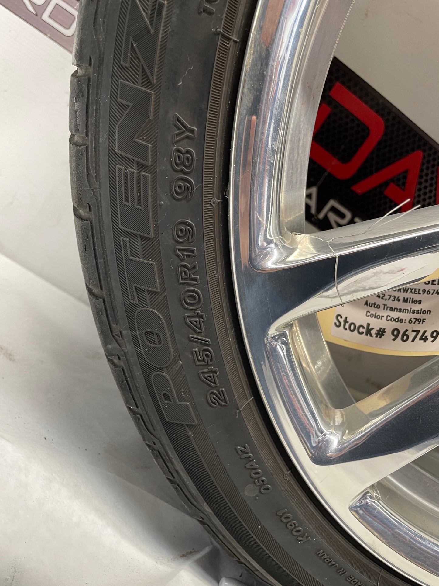 2014 Chevy SS Sedan Factory OEM Spare Wheel and Tire 19X8.5 OEM - Day's Parts Yard