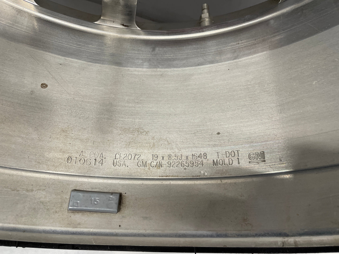 2014 Chevy SS Sedan Factory OEM Spare Wheel and Tire 19X8.5 OEM - Day's Parts Yard
