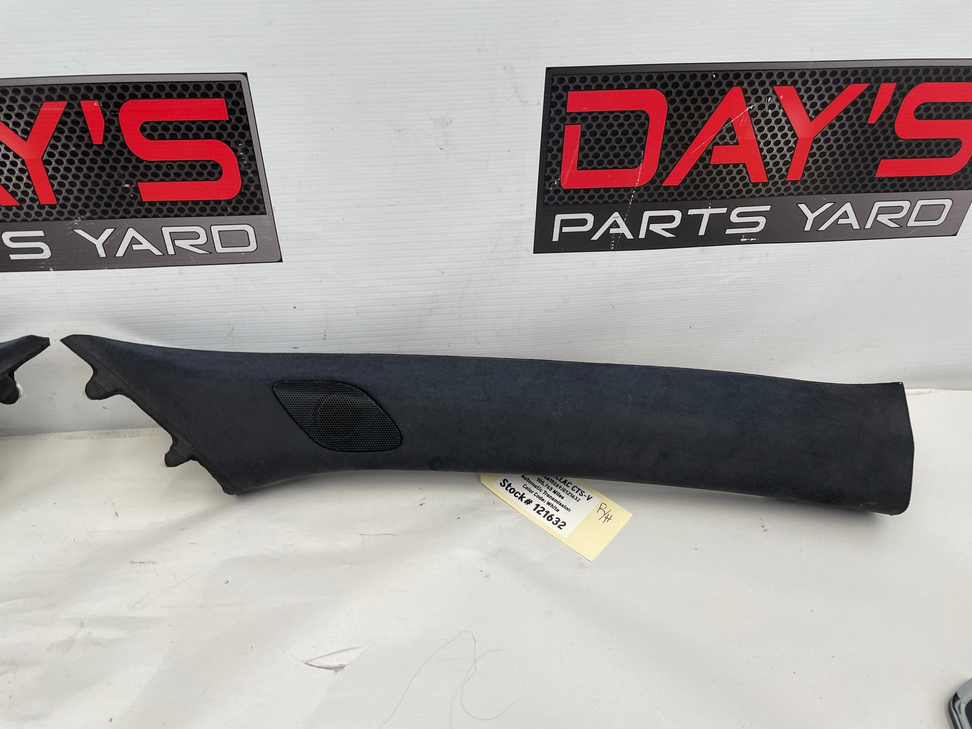 2018 Cadillac CTS-V RH & LH Interior A Pillar Trim Black Suede OEM - Day's Parts Yard