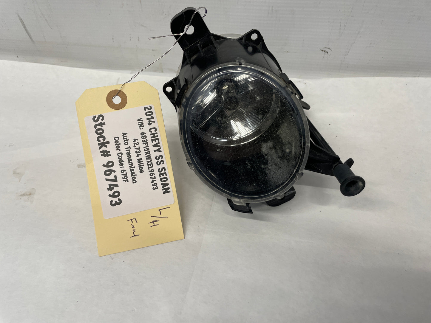 2014 Chevy SS Sedan LH Driver Fog Light Lamp OEM - Day's Parts Yard