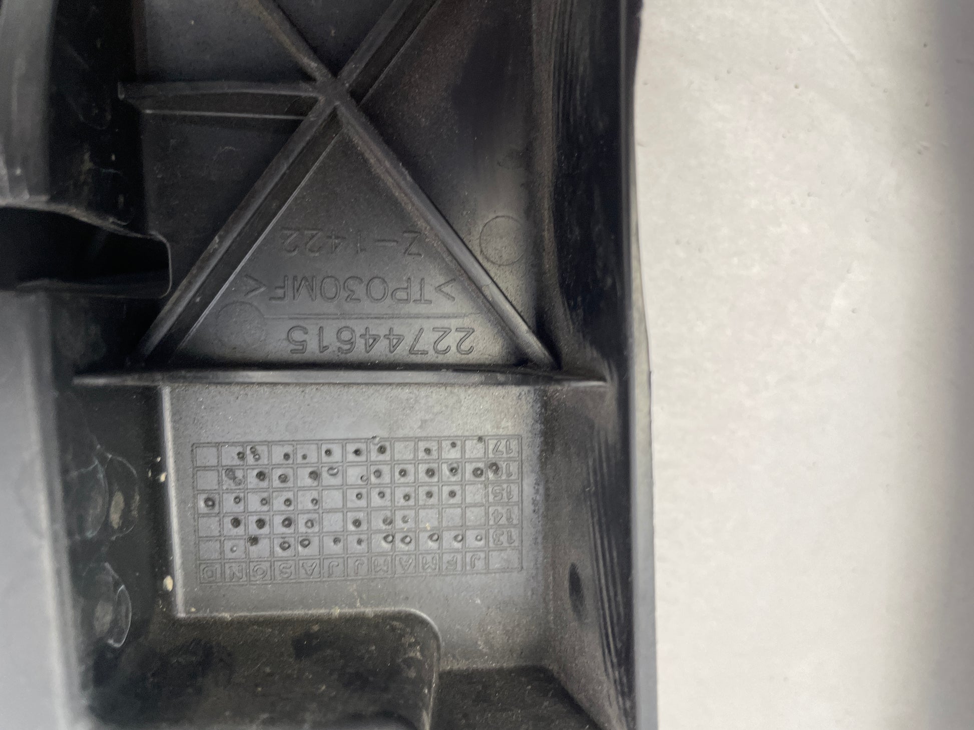 2018 Cadillac CTS-V RH & LH Interior A Pillar Trim Black Suede OEM - Day's Parts Yard