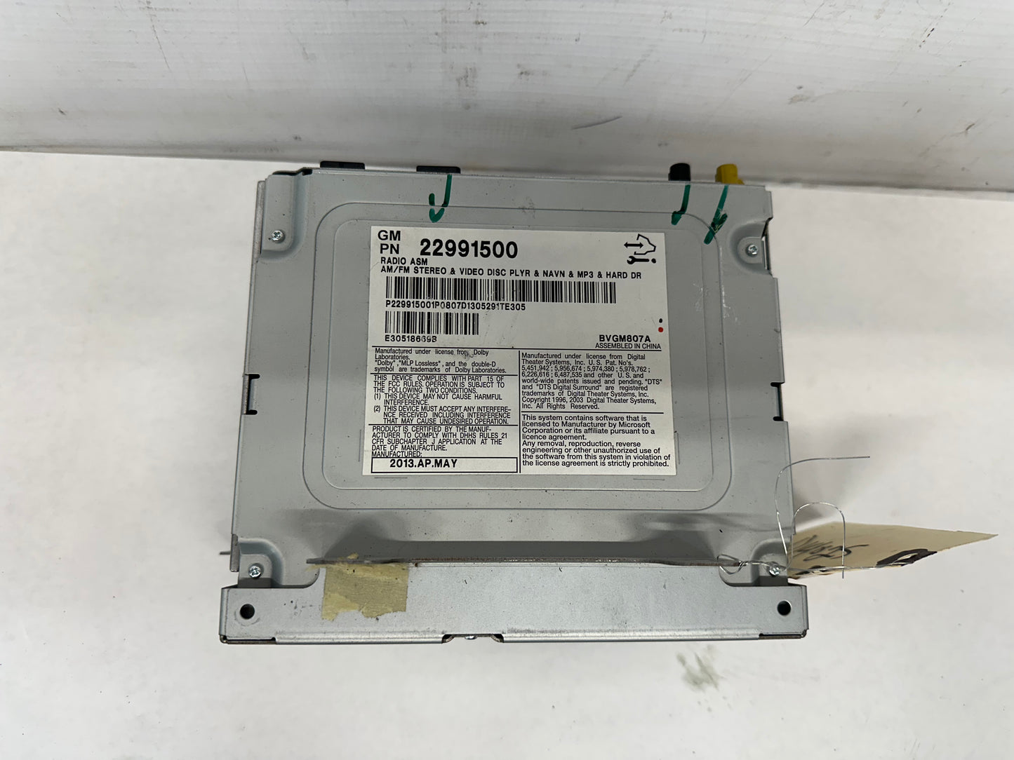 2014 Cadillac CTS-V Coupe Radio CD Player Navigation Receiver Box OEM - Day's Parts Yard