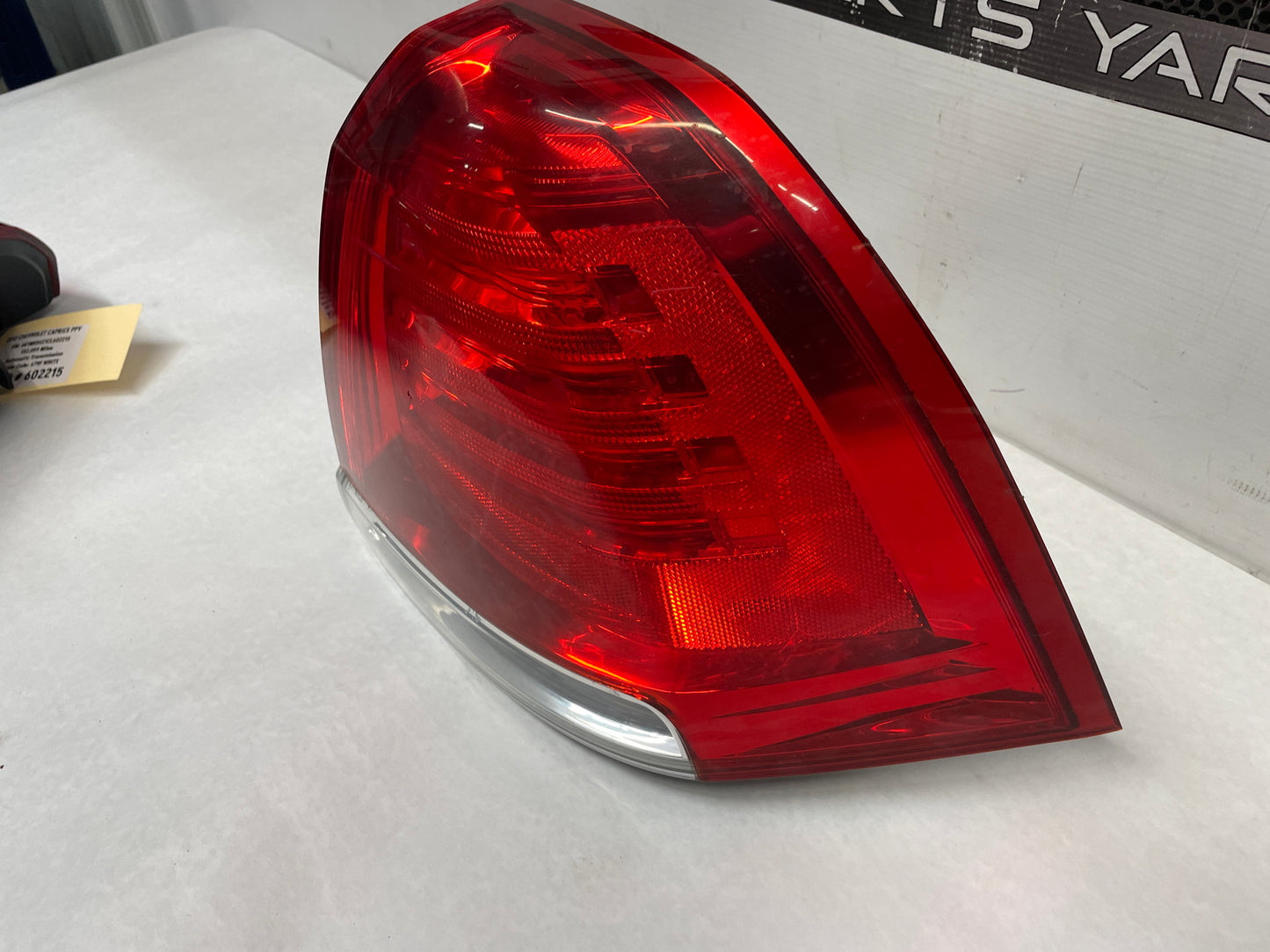 2012 Chevy Caprice PPV RH Passenger Taillight Tail Light Lamp OEM
