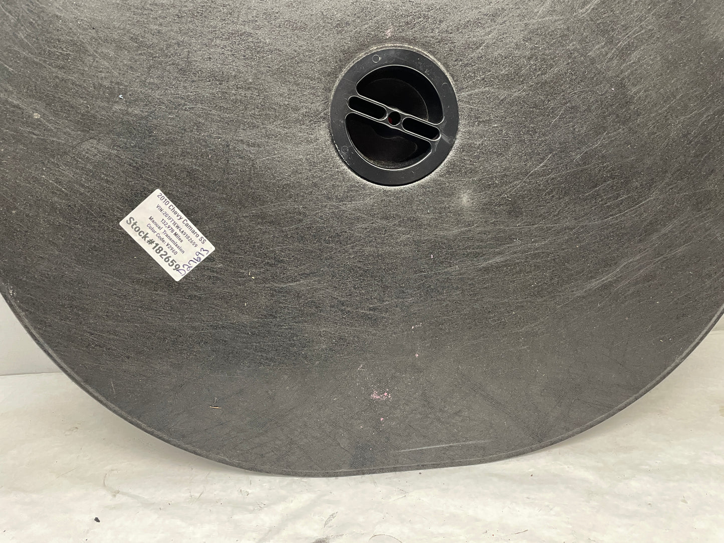 2010 Chevy Camaro SS Hard Spare Tire Compartment Trunk Battery Stowage Cover Panel OEM