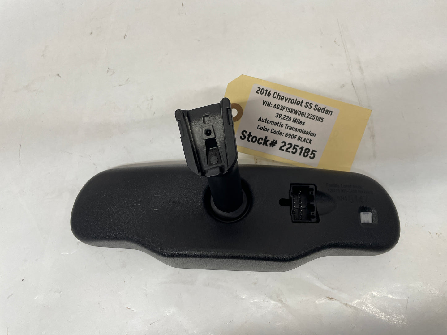 2016 Chevy SS Sedan Rear View Rearview Mirror Auto Dimming & OnStar OEM - Day's Parts Yard