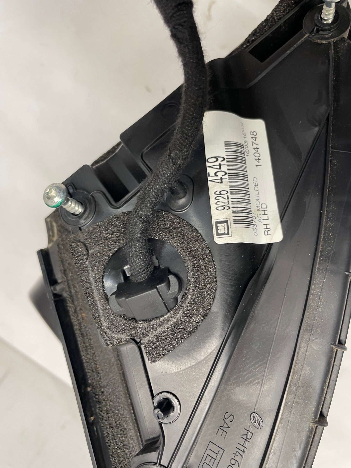 2016 Chevy SS Sedan RH Passenger Exterior Out Side Mirror Black OEM - Day's Parts Yard