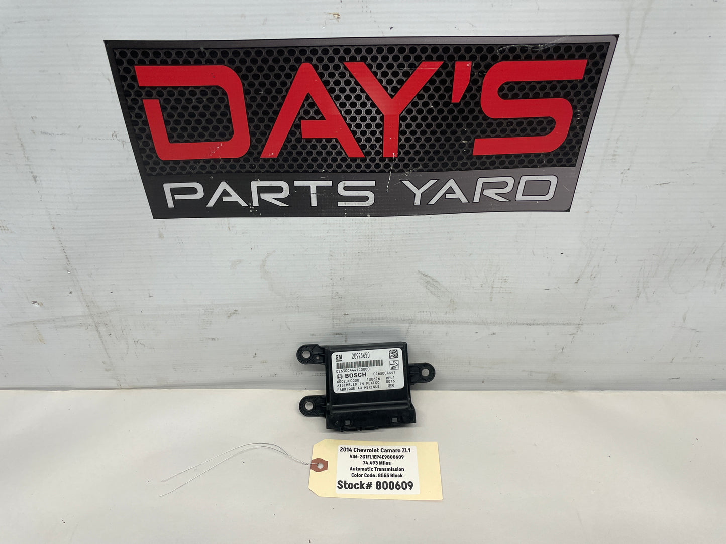 2014 Chevy Camaro ZL1 Parking Assist Module OEM - Day's Parts Yard