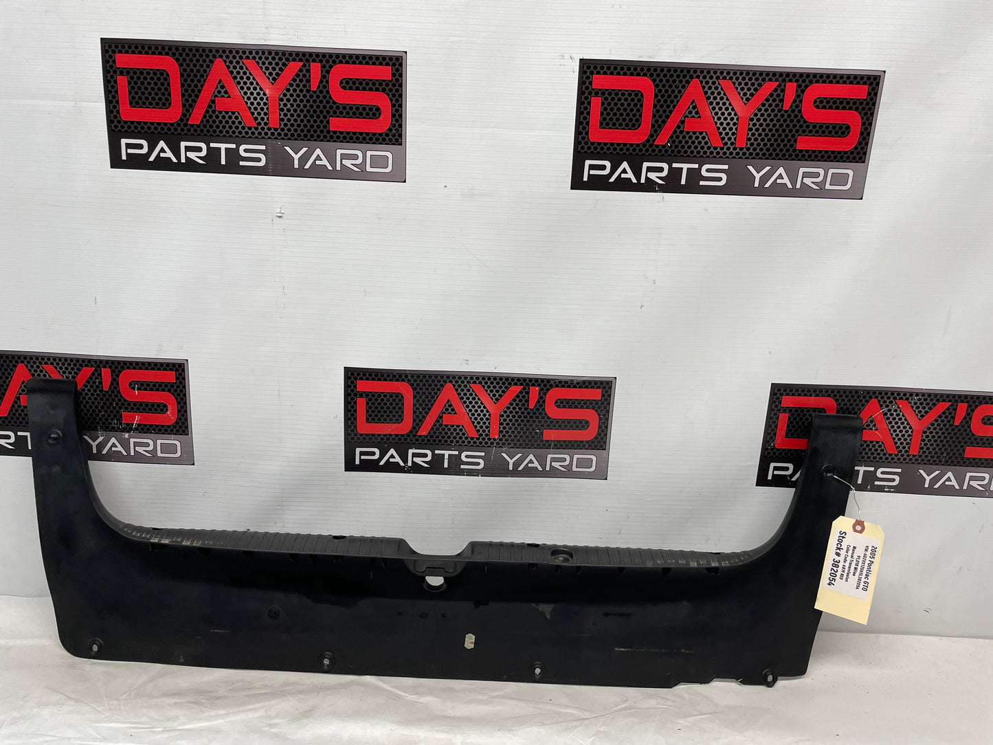 2005 Pontiac GTO Trunk Wall Plastic Cover Trim Panel OEM - Day's Parts Yard