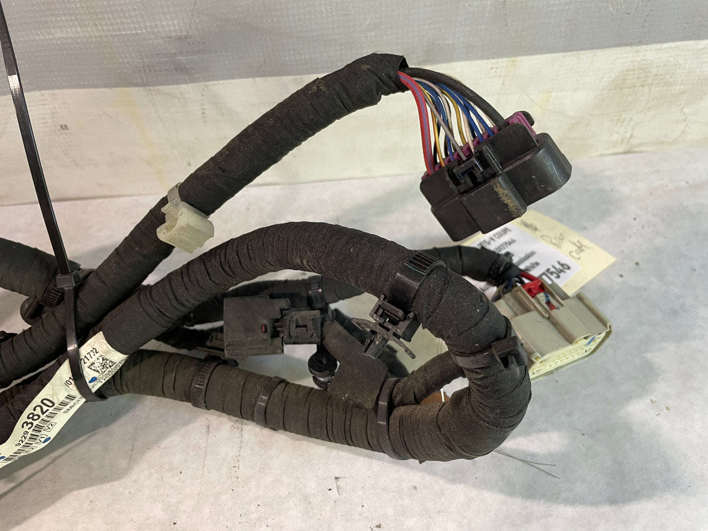 2014 Chevy SS Sedan Rear Cradle Subframe Wire Wiring Harness OEM - Day's Parts Yard