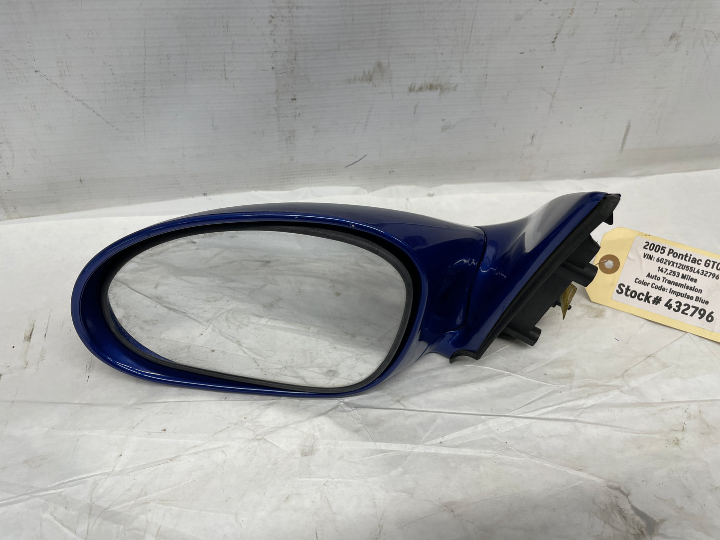 2005 Pontiac GTO LH Driver Exterior Side Mirror OEM - Day's Parts Yard