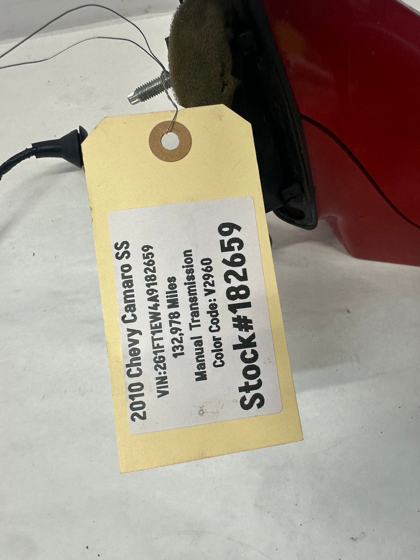 2010 Chevy Camaro SS LH Driver Exterior Mirror Heated OEM - Day's Parts Yard