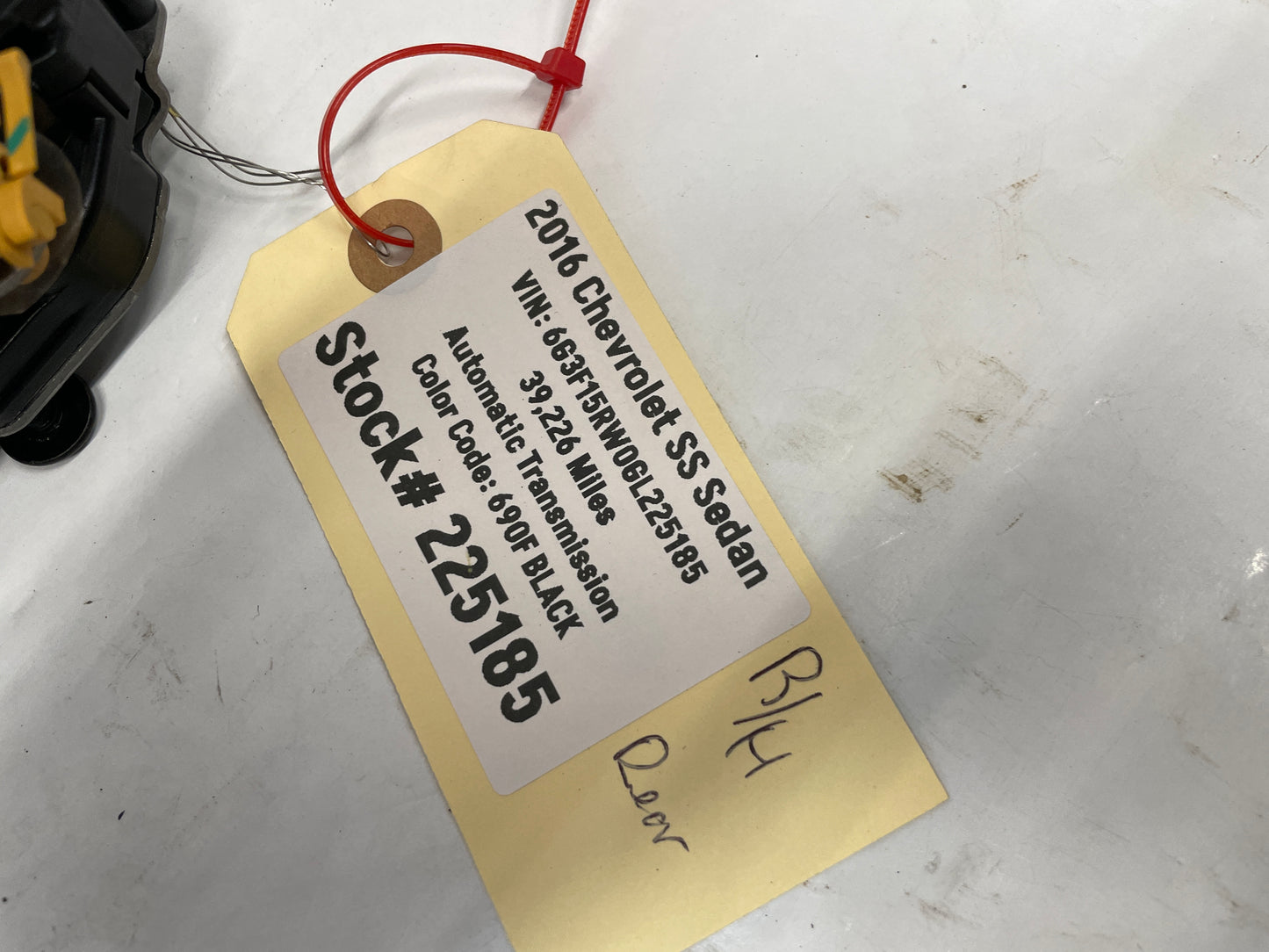 2016 Chevy SS Sedan RH Passenger Rear Door Lock Actuator OEM - Day's Parts Yard