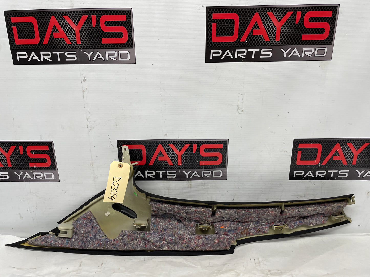 2005 Pontiac GTO LH Driver Rear Interior C Pillar Seat Belt Cover Trim Panel OEM - Day's Parts Yard