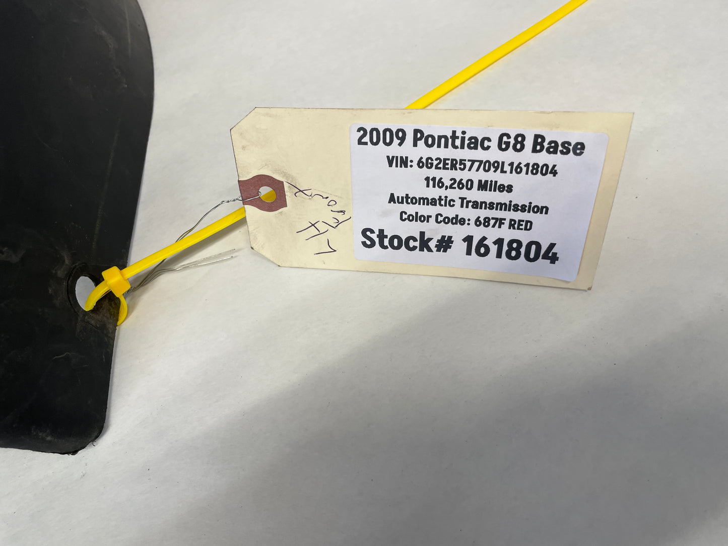 2009 Pontiac G8 LH Driver Front Fender Wheel Well Liner OEM - Day's Parts Yard