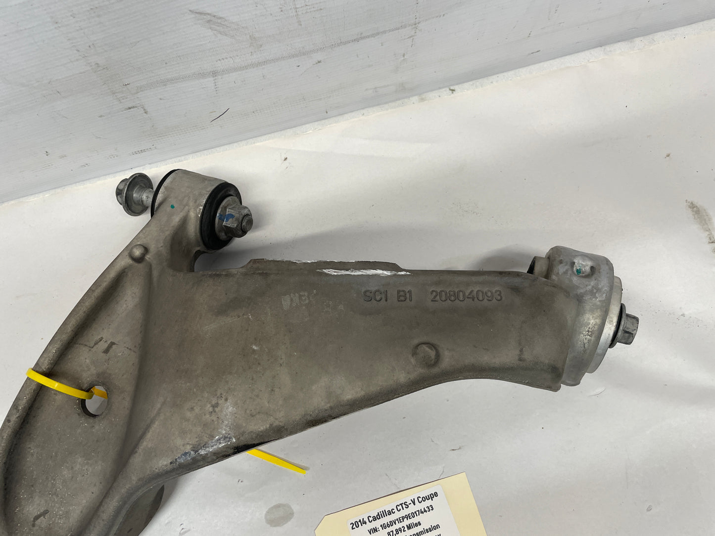 2014 Cadillac CTS-V Coupe LH Driver Front Lower Control Arm OEM - Day's Parts Yard
