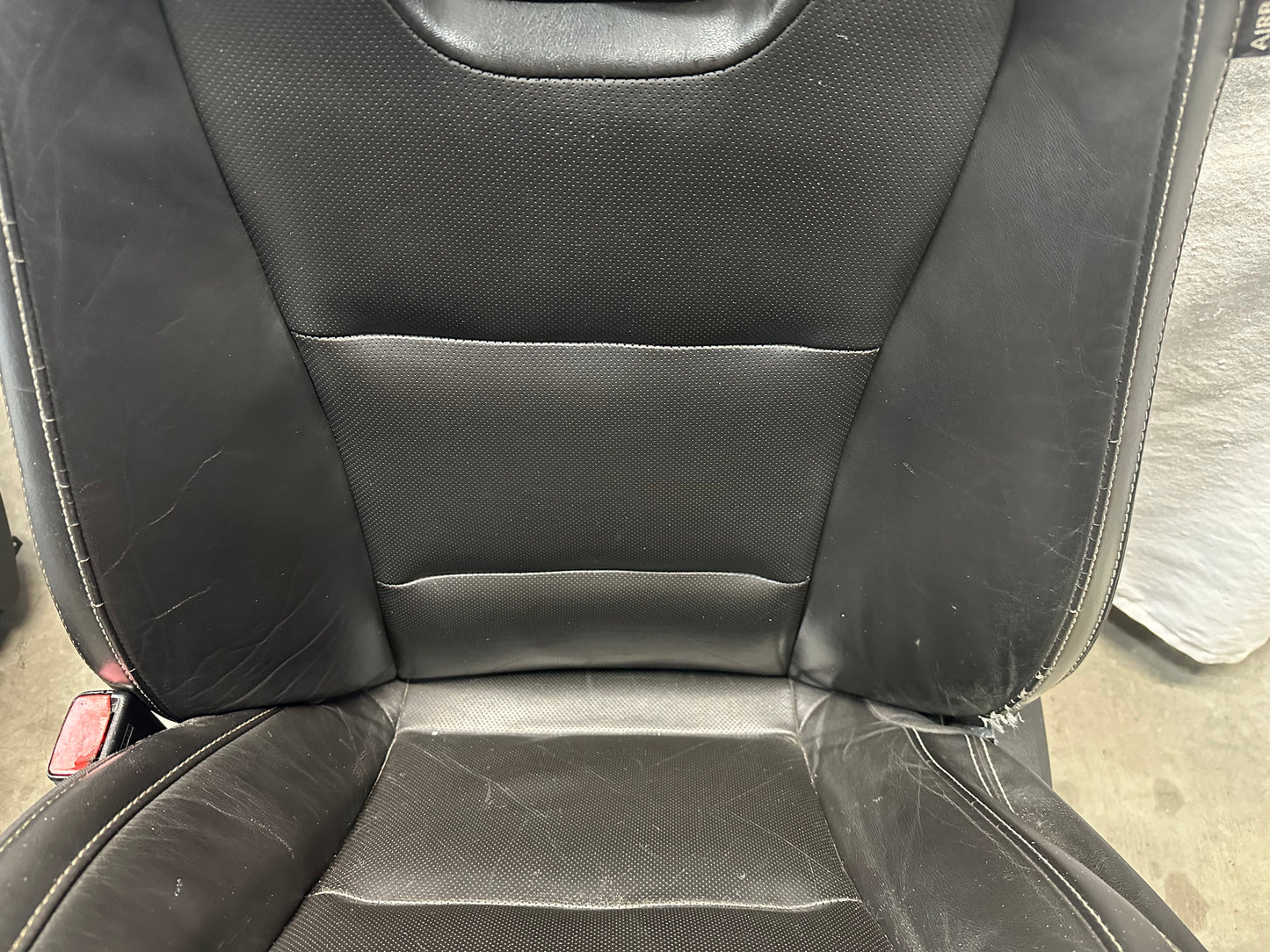 2010 Chevy Camaro SS Seats Fronts and Rears Black Leather OEM - Day's Parts Yard