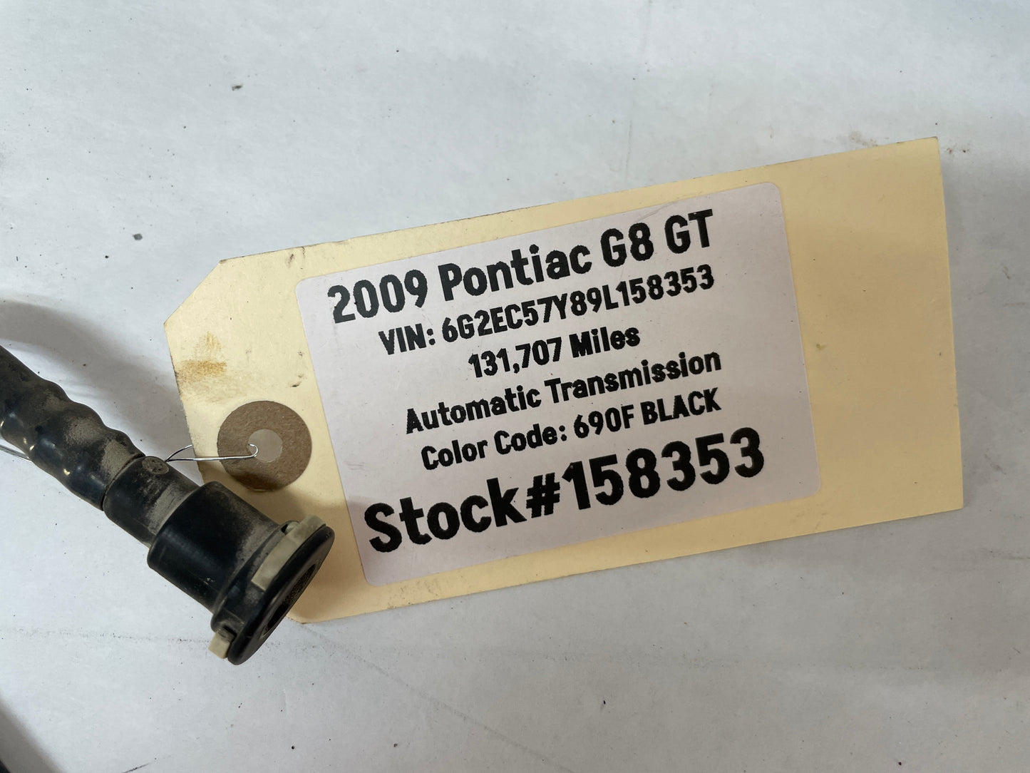 2009 Pontiac G8 GT Intake Manifold EVAP Lines Hoses Tubes OEM