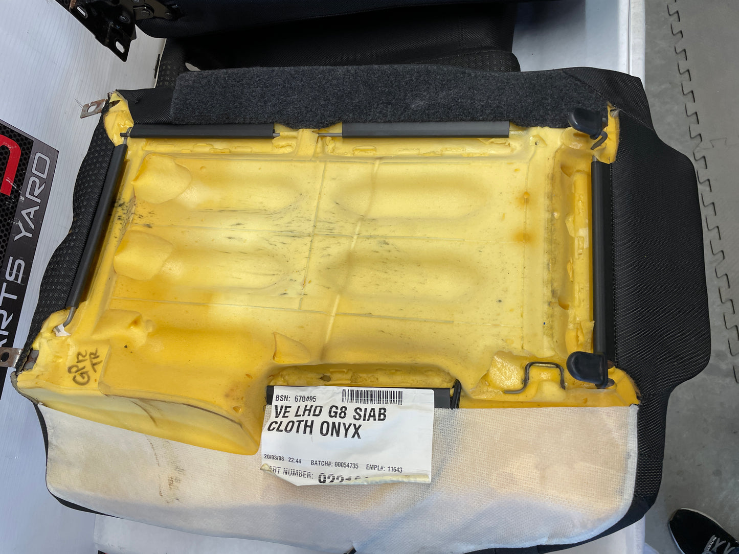 2009 Pontiac G8 Cloth Seats Fronts and Rears OEM LOCAL PICK UP - Day's Parts Yard
