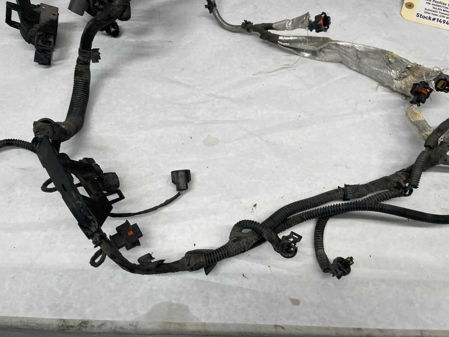 2008 Pontiac G8 Base Front Chassis Engine Bay Fire Wall Wire Wiring Harness OEM - Day's Parts Yard