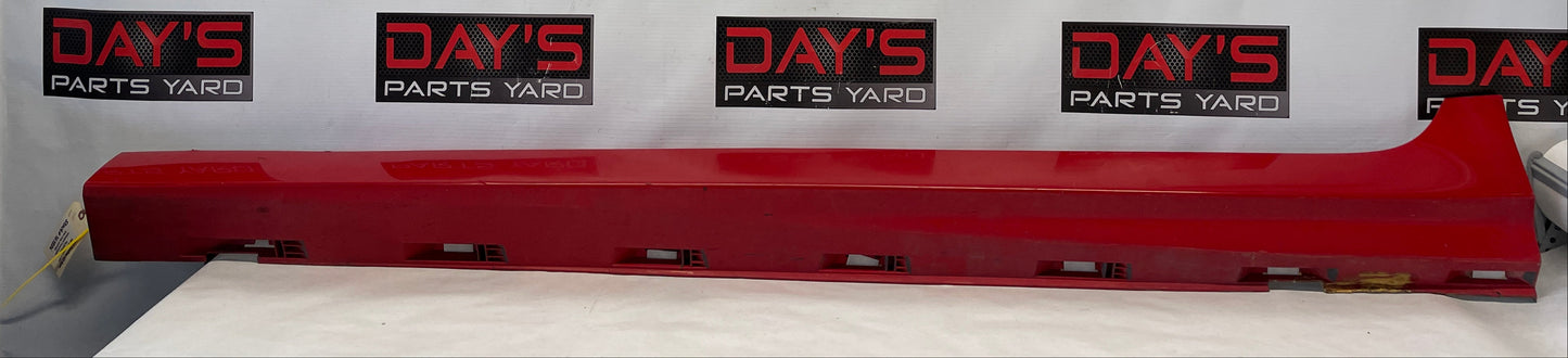 2009 Pontiac G8 LH Driver Rocker Molding Side Skirt Panel Trim Red OEM - Day's Parts Yard