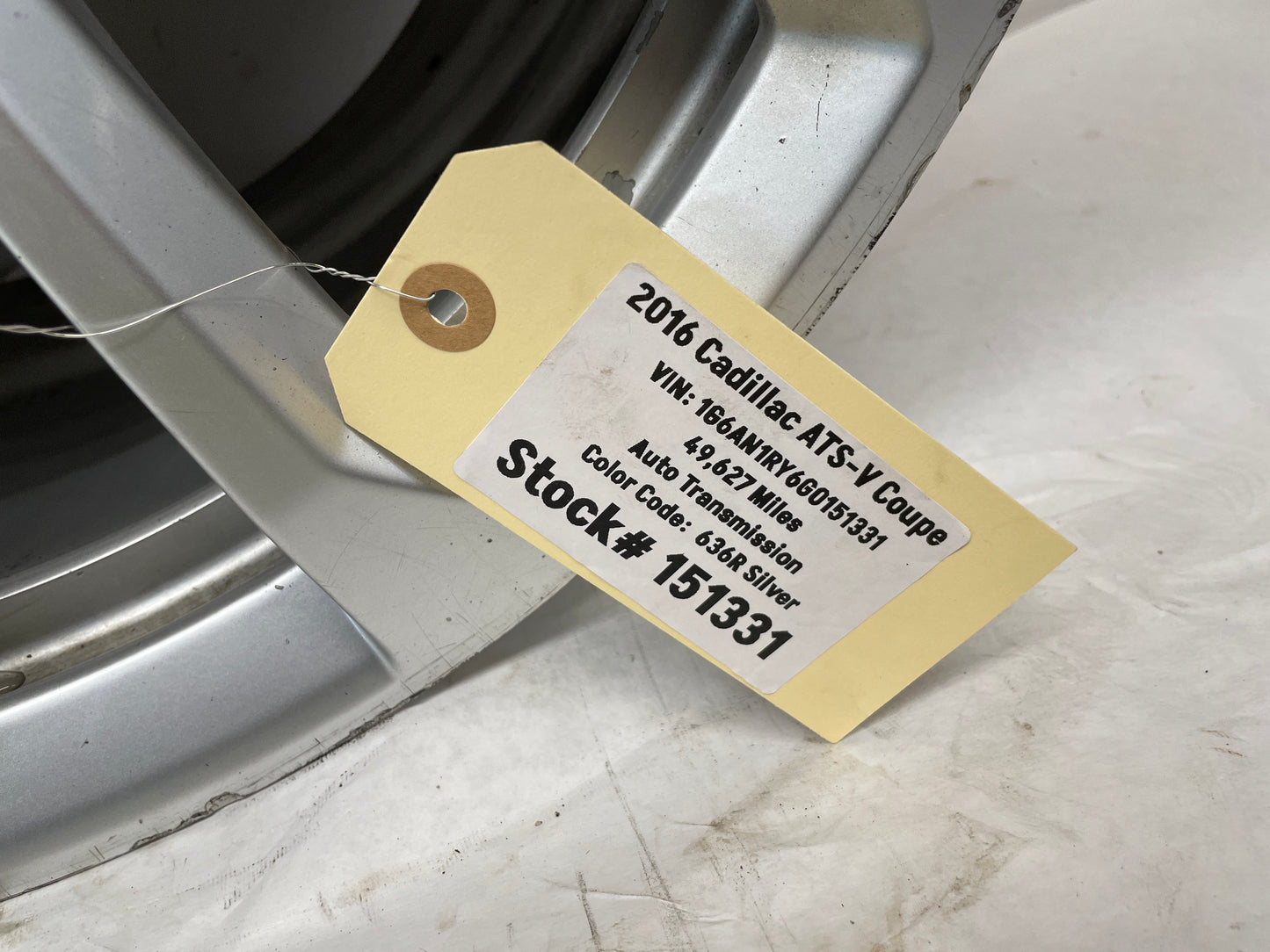 2016 Cadillac ATS-V Coupe Factory OEM Rear Wheel 18X9.5 - Day's Parts Yard