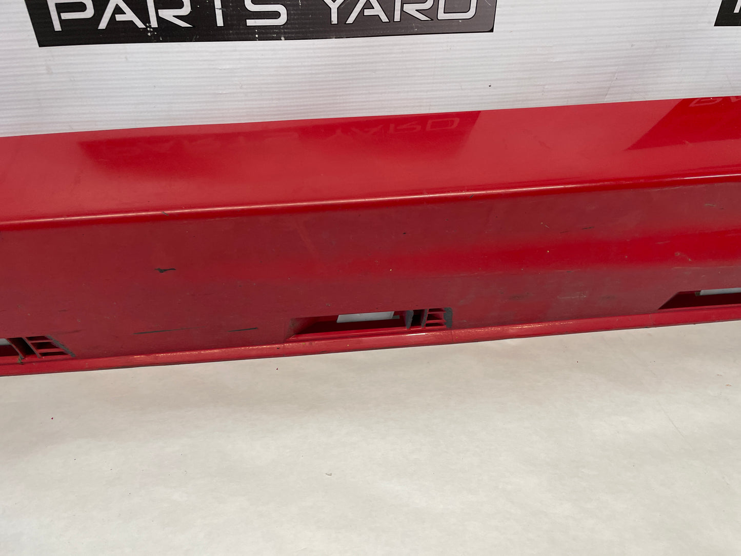 2009 Pontiac G8 LH Driver Rocker Molding Side Skirt Panel Trim Red OEM - Day's Parts Yard