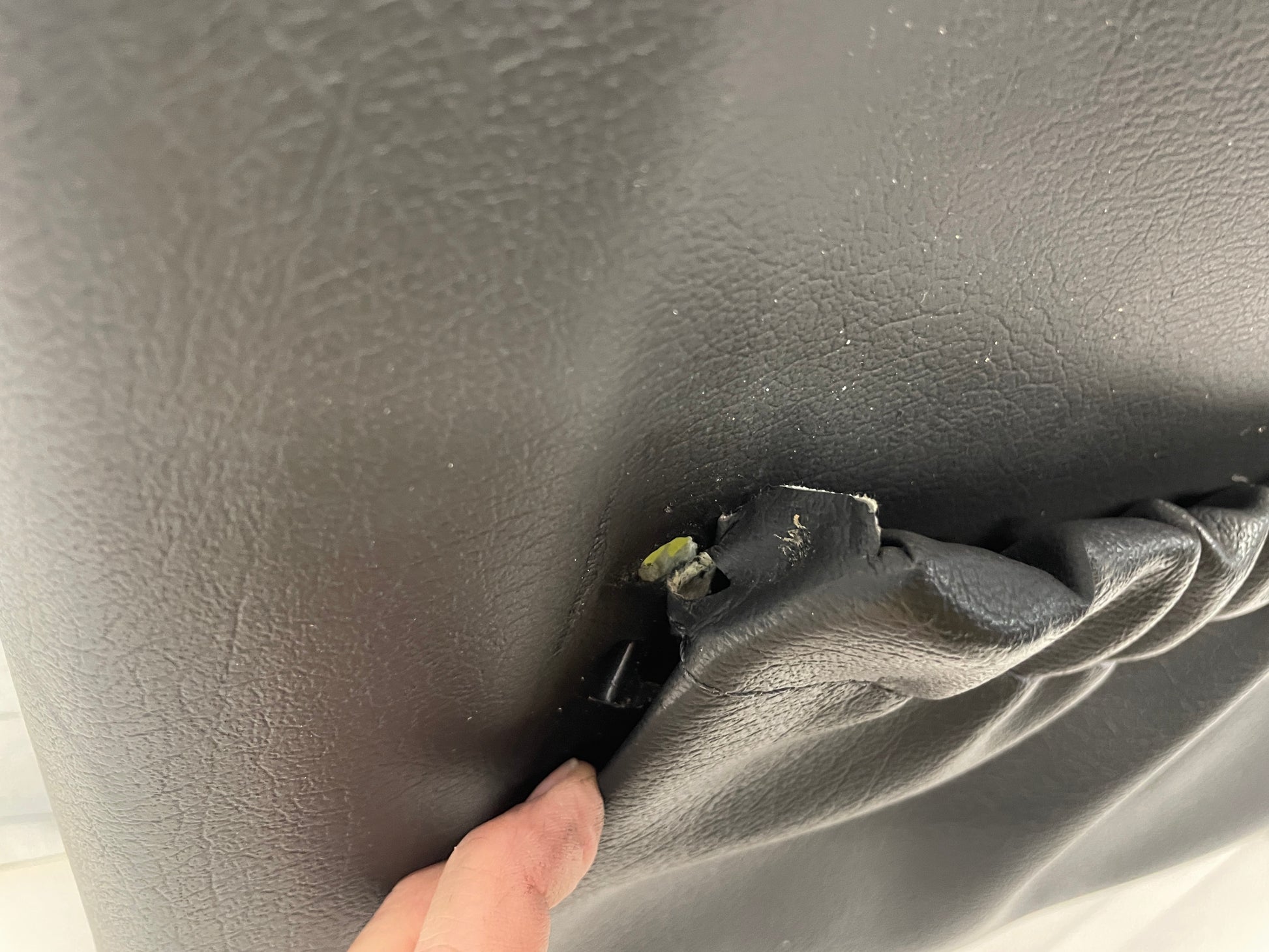 2004 Pontiac GTO Front Seat Upper Back Panel Cover Trim Map Pocket Bag OEM - Day's Parts Yard