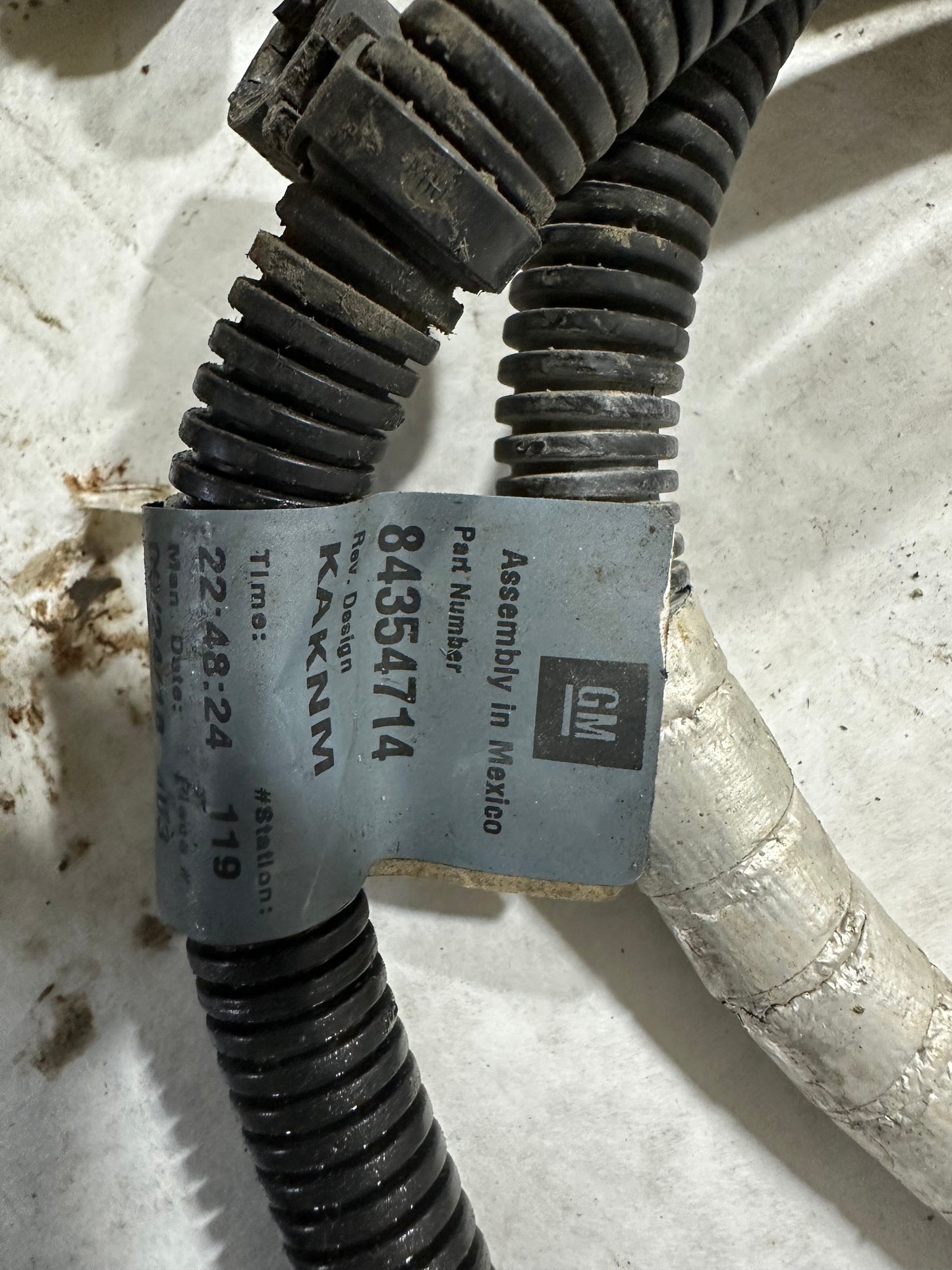 2018 GMC Sierra 1500 SLT Electrical Battery Wire Wiring Harness OEM - Day's Parts Yard