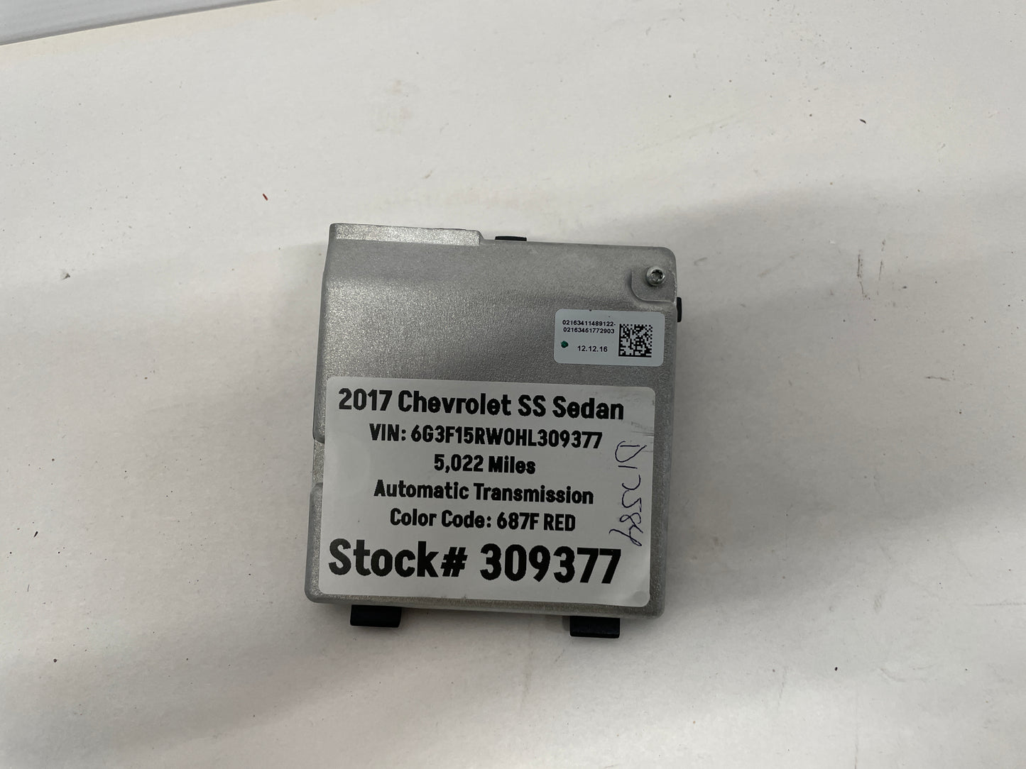 2017 Chevy SS Sedan Windshield Lane Departure Camera Module System OEM - Day's Parts Yard