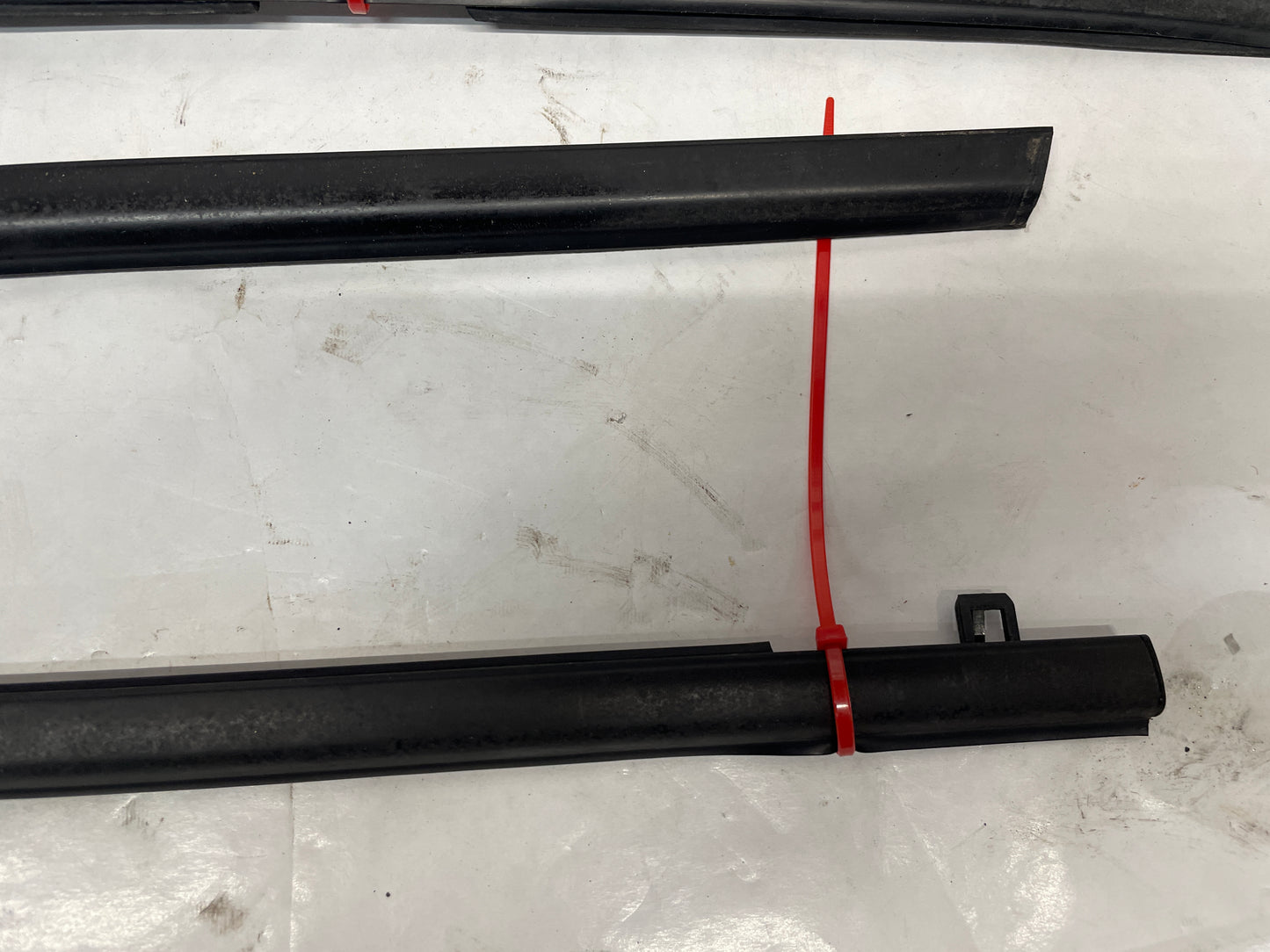 2016 Chevy SS Sedan Black Door Window Belt Molding Set w/ Gutter Drip Molding OEM - Day's Parts Yard