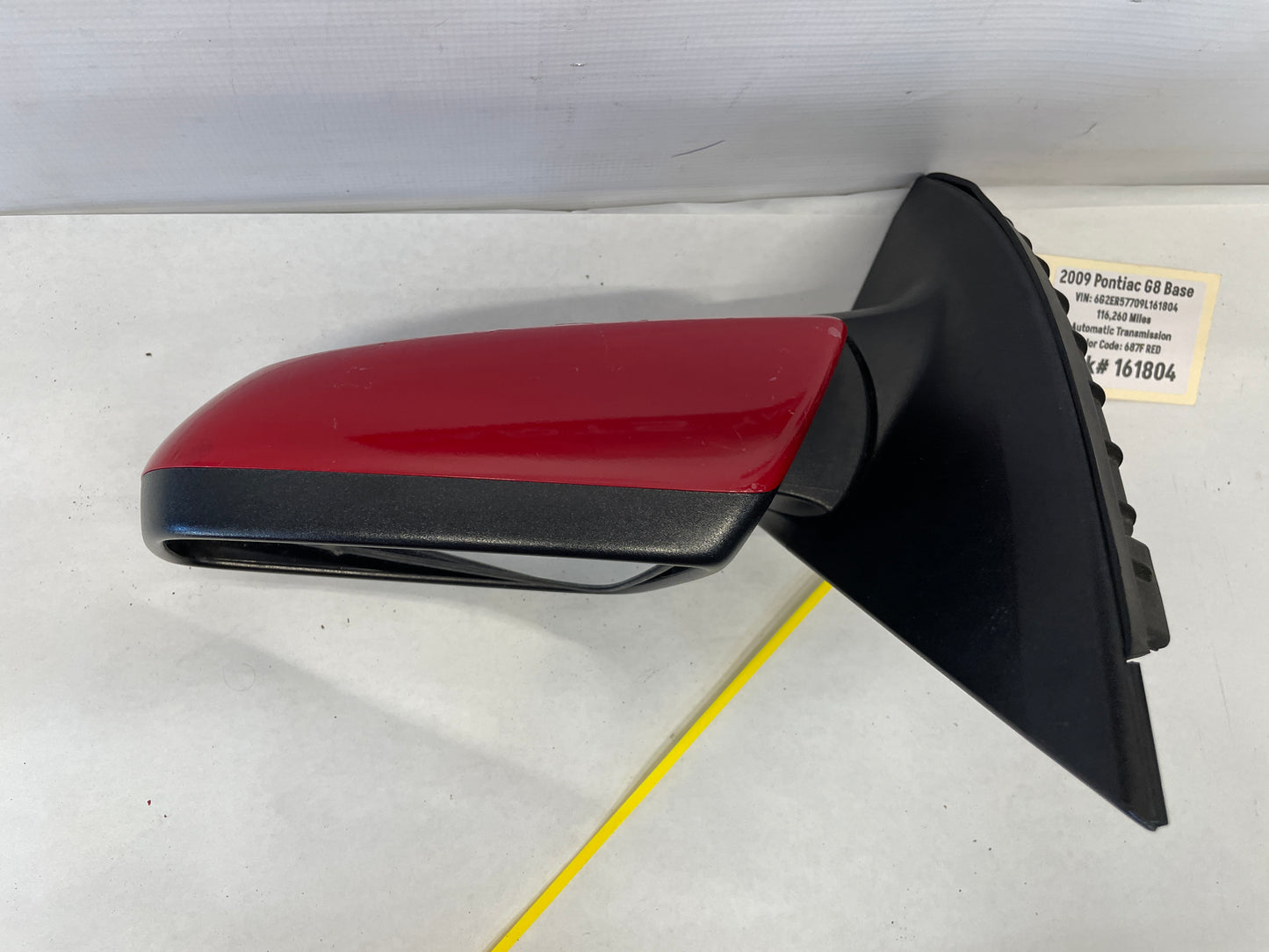 2009 Pontiac G8 LH Driver Exterior Side Door Mirror OEM - Day's Parts Yard